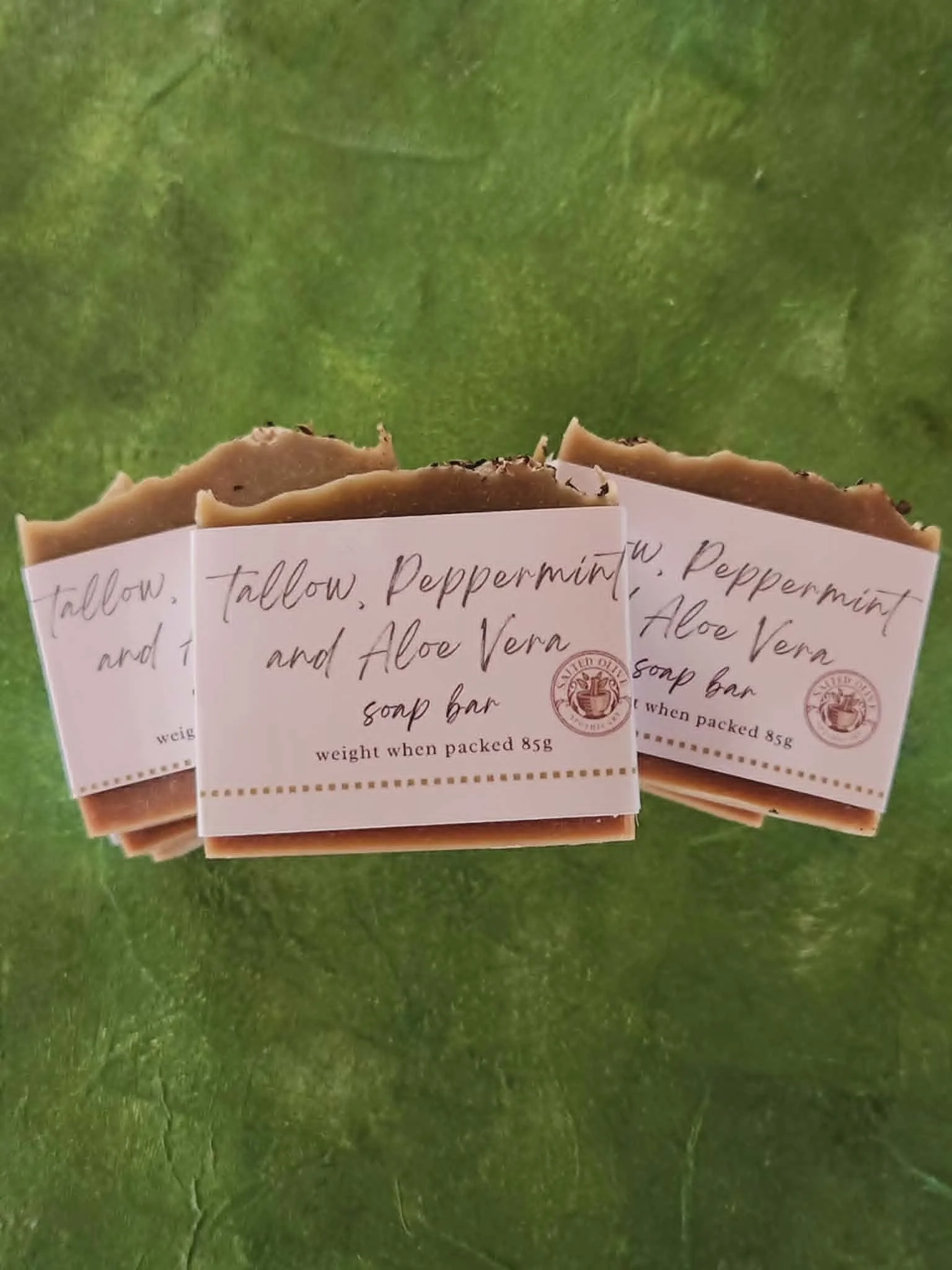 Tallow, Aloe Vera and Peppermint Soap Bar