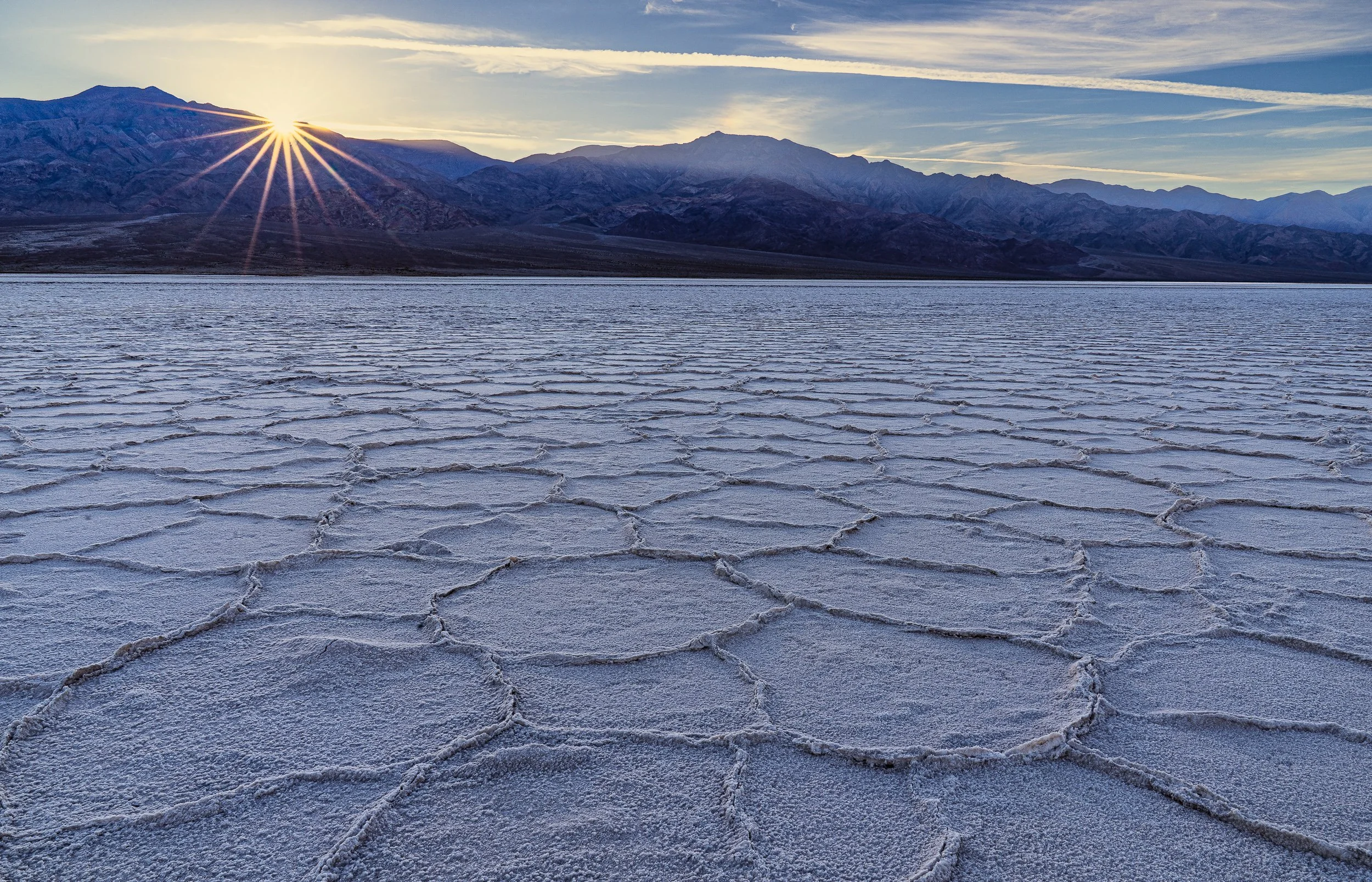 Badwater Basin Sunset, Death Valley National Park, CA