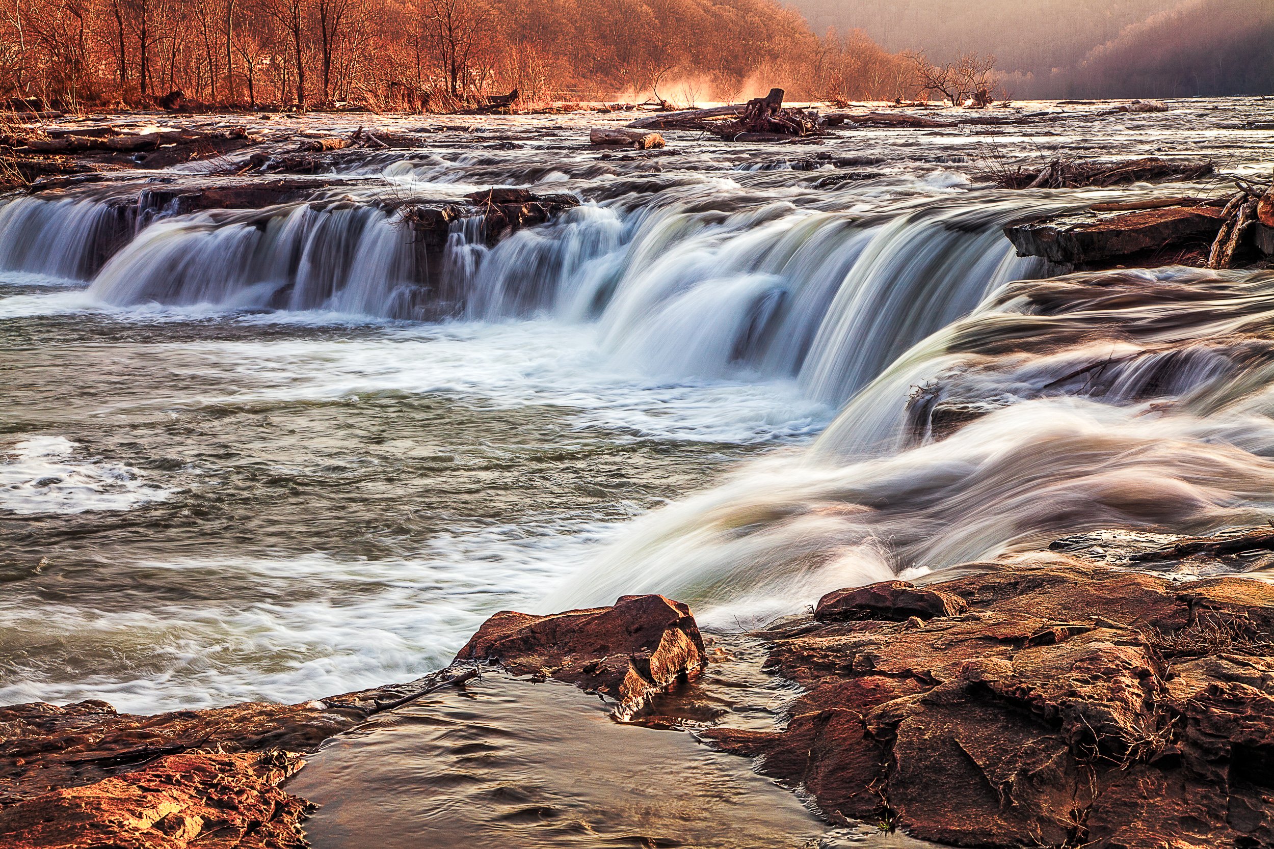Sandstone Falls, New River Gorge NP