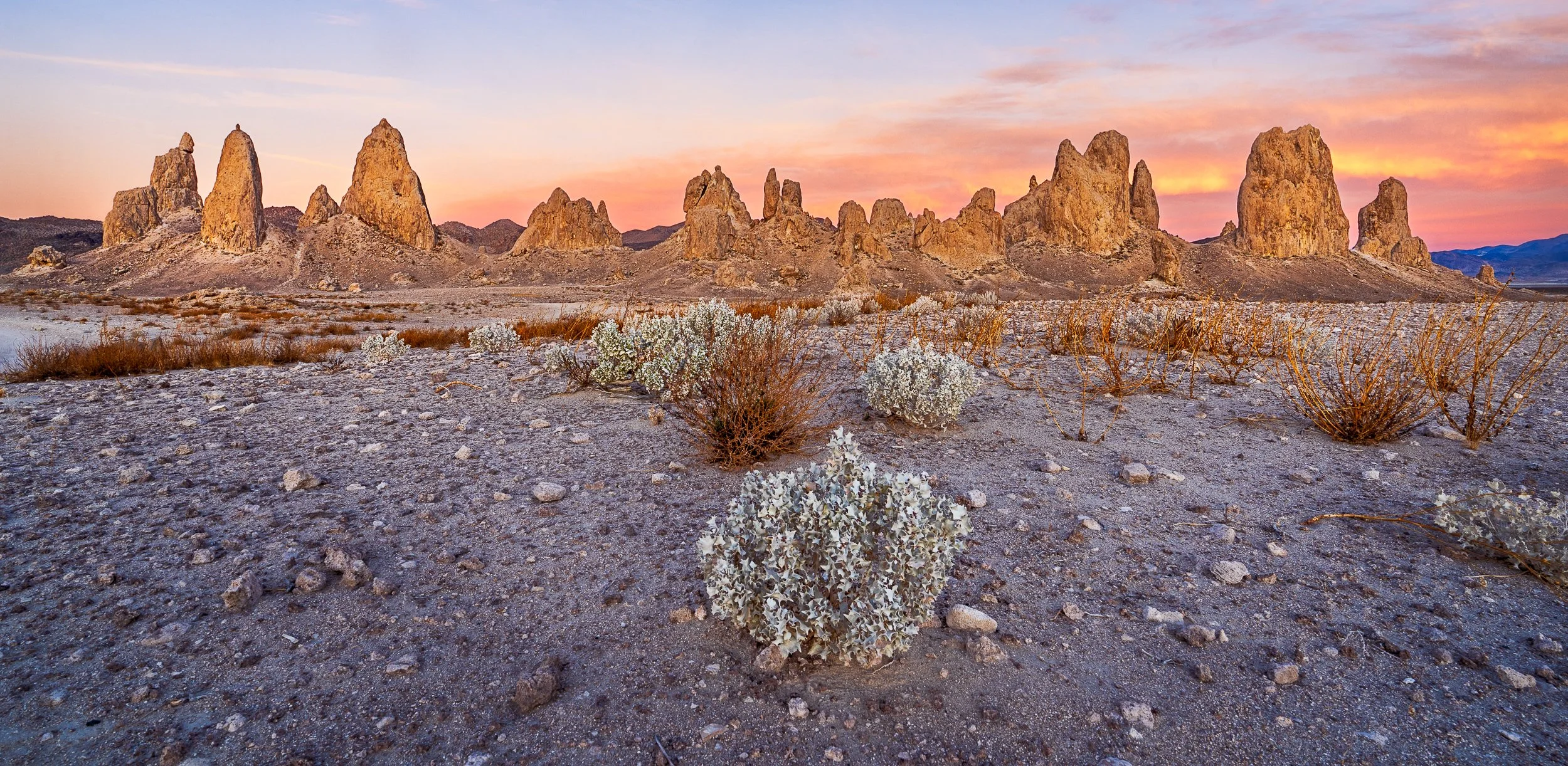 Dawn, Trona Pinnacles National Natural Landmark, CA.