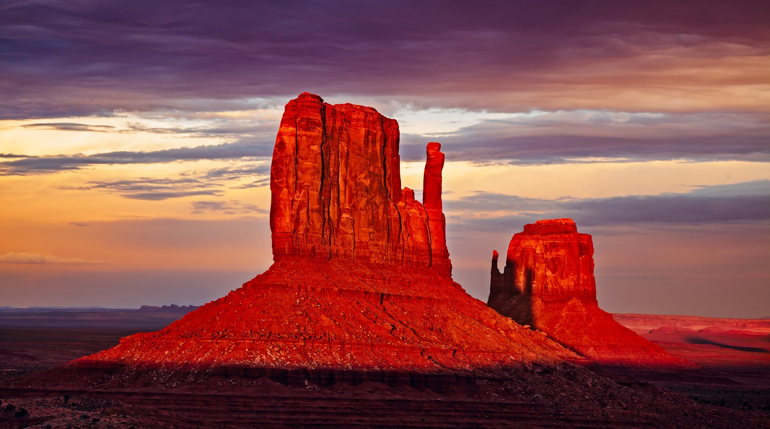 The Mittens, Monument Valley Navajo Tribal Park, AZ 