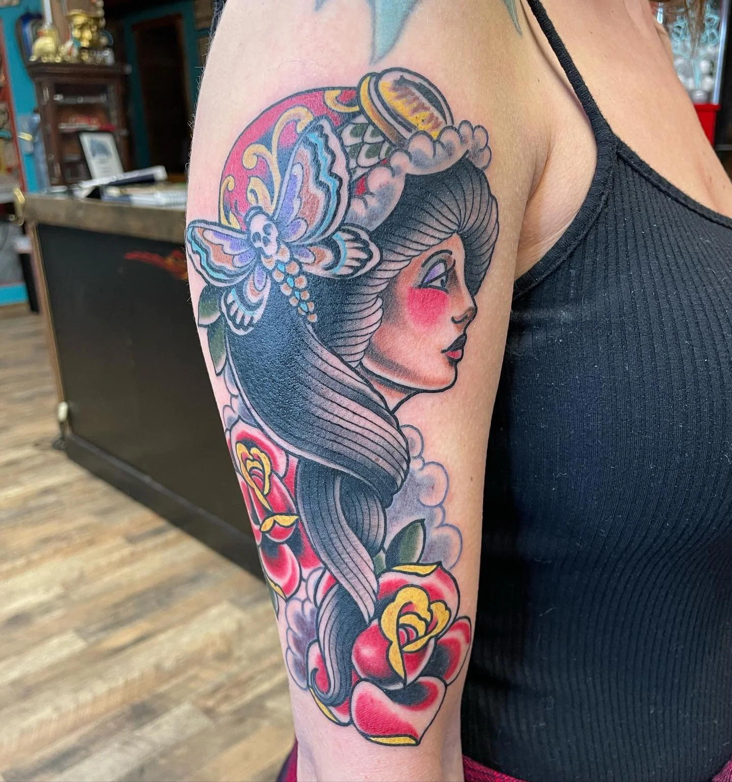 Traditional lady done by @phil_rooster_13. Thanks for looking 🙏