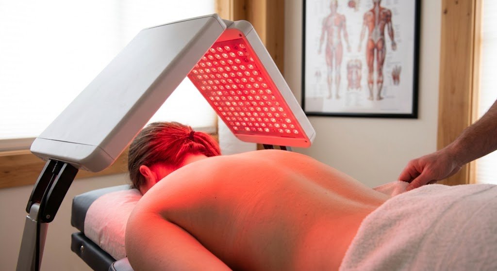 Red light therapy at The Point Chiropractic and Acupuncture in Mineola, NY