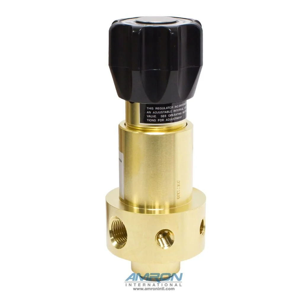 TESCOM Regulator Brass, Inlet 3750 PSIG, Outlet 600 PSIG