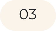 Number 03 in black on a white rounded rectangle background
