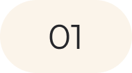 Oval shape with the number 01 in the center