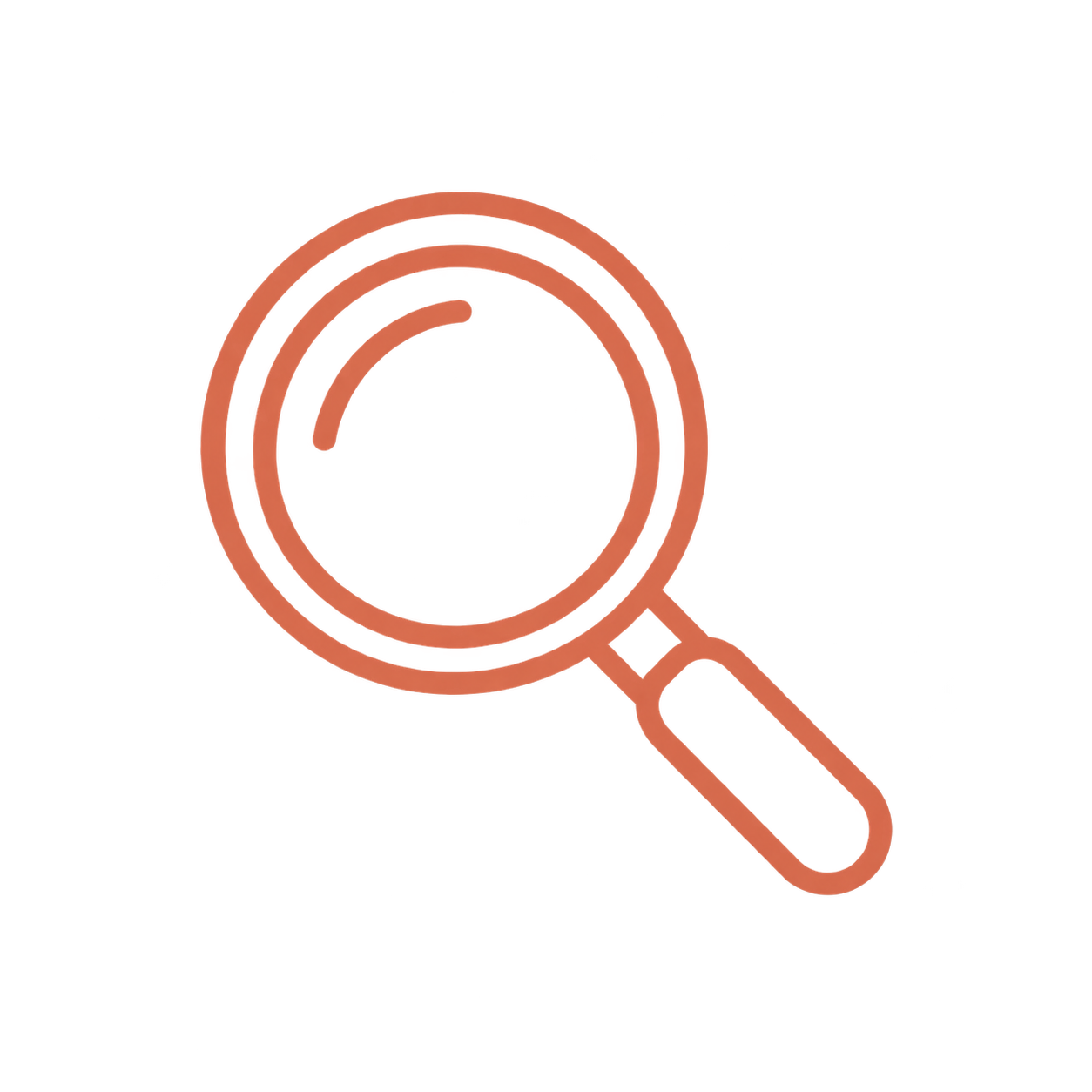 Magnifying glass icon.