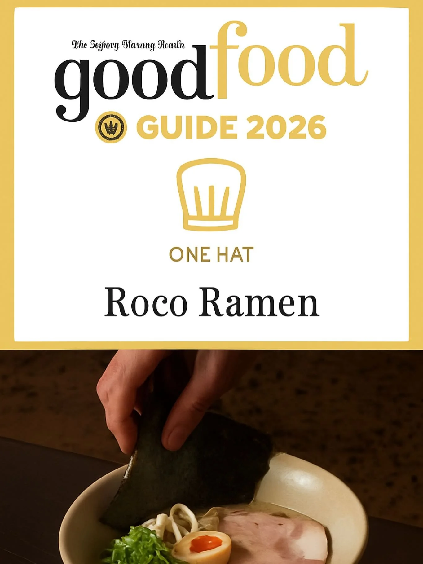 We&rsquo;re thrilled to share that Roco Ramen has been awarded one hat in the 2026 Good Food Guide by @goodfoodau and @sydneymorningherald 🥢✨

Huge thanks to our amazing guests, local community, and Northern Rivers producers who make what we do poss