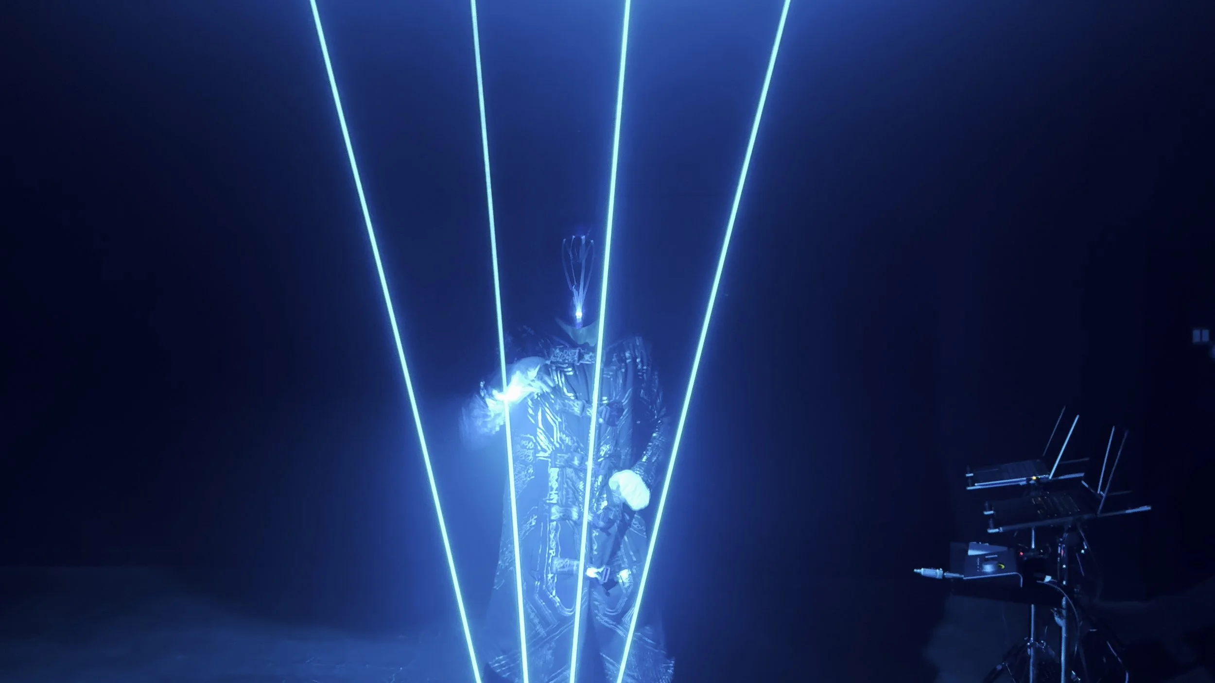 CINIMA Laser Harp live in LA