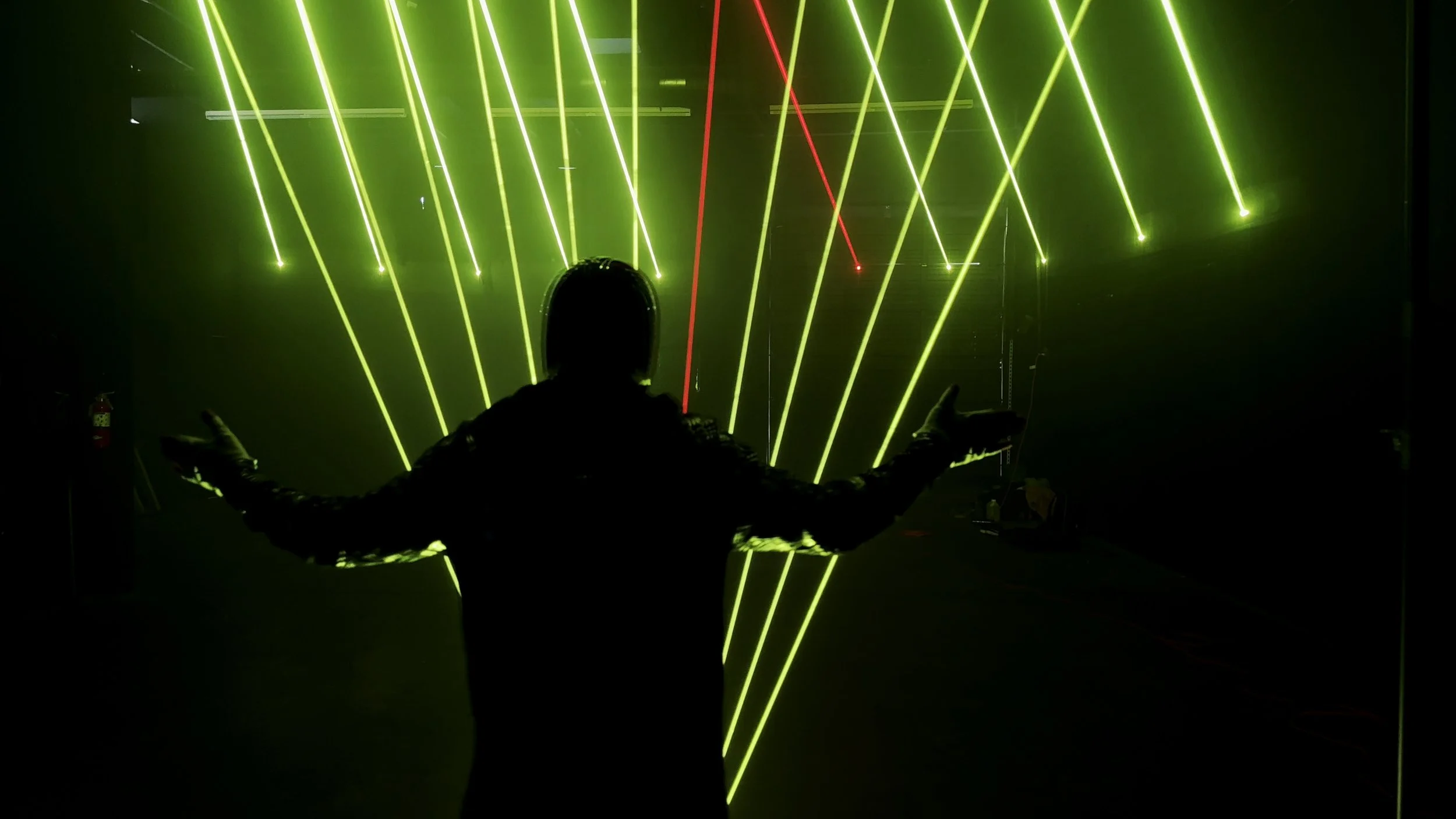 CINIMA Laser Harp live in LA