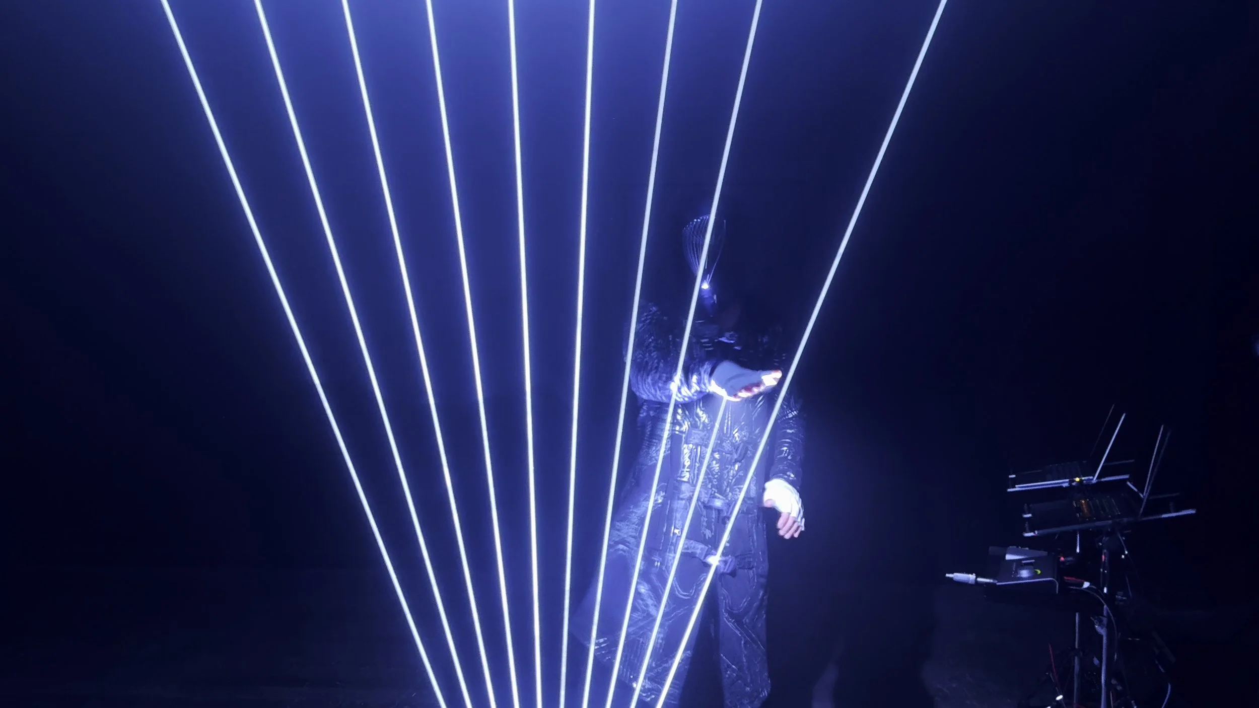 CINIMA Laser Harp live in LA
