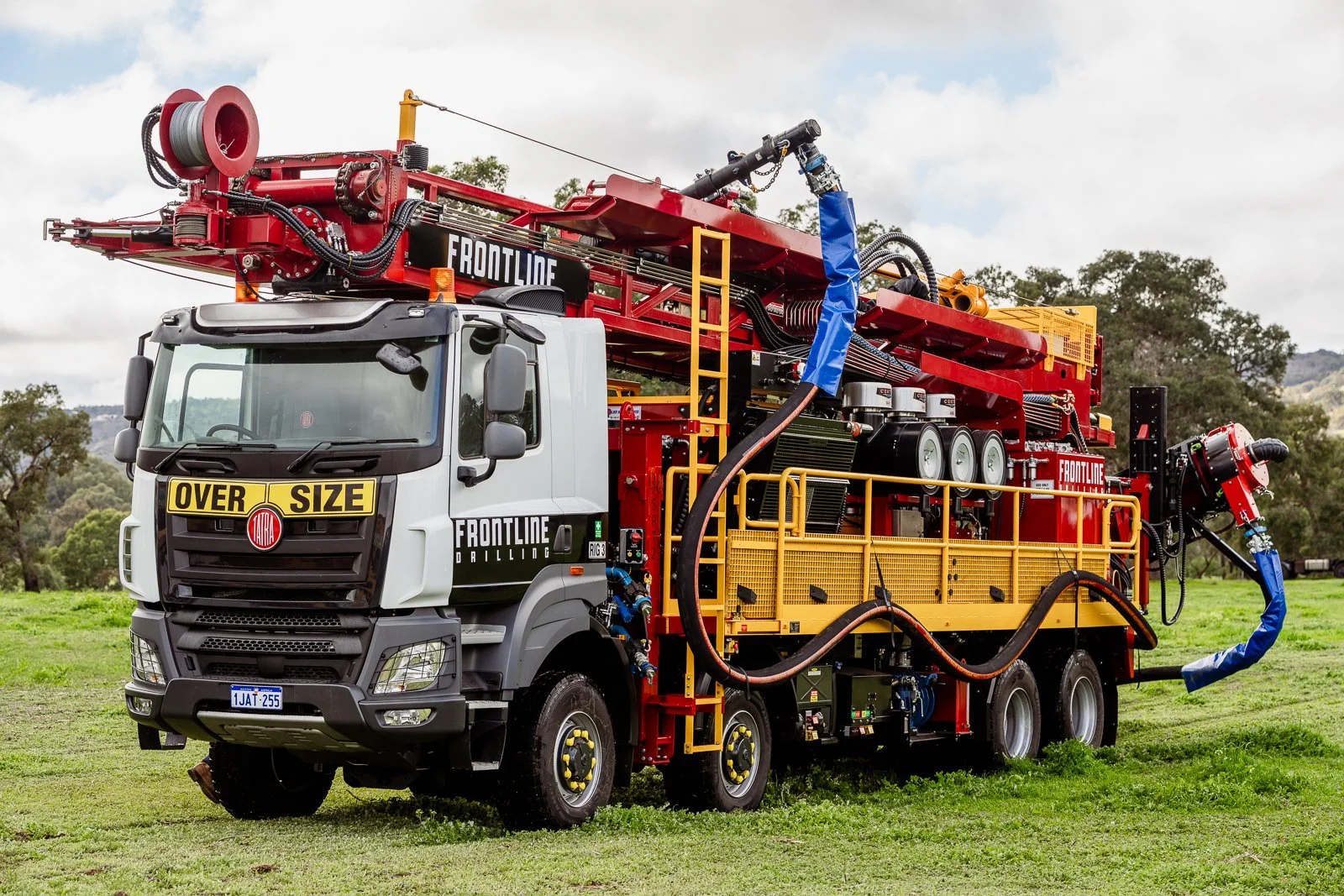 Frontline Drilling, RC Drill Rig 3. OX SR72 Reverse Circulation Drill Rig.