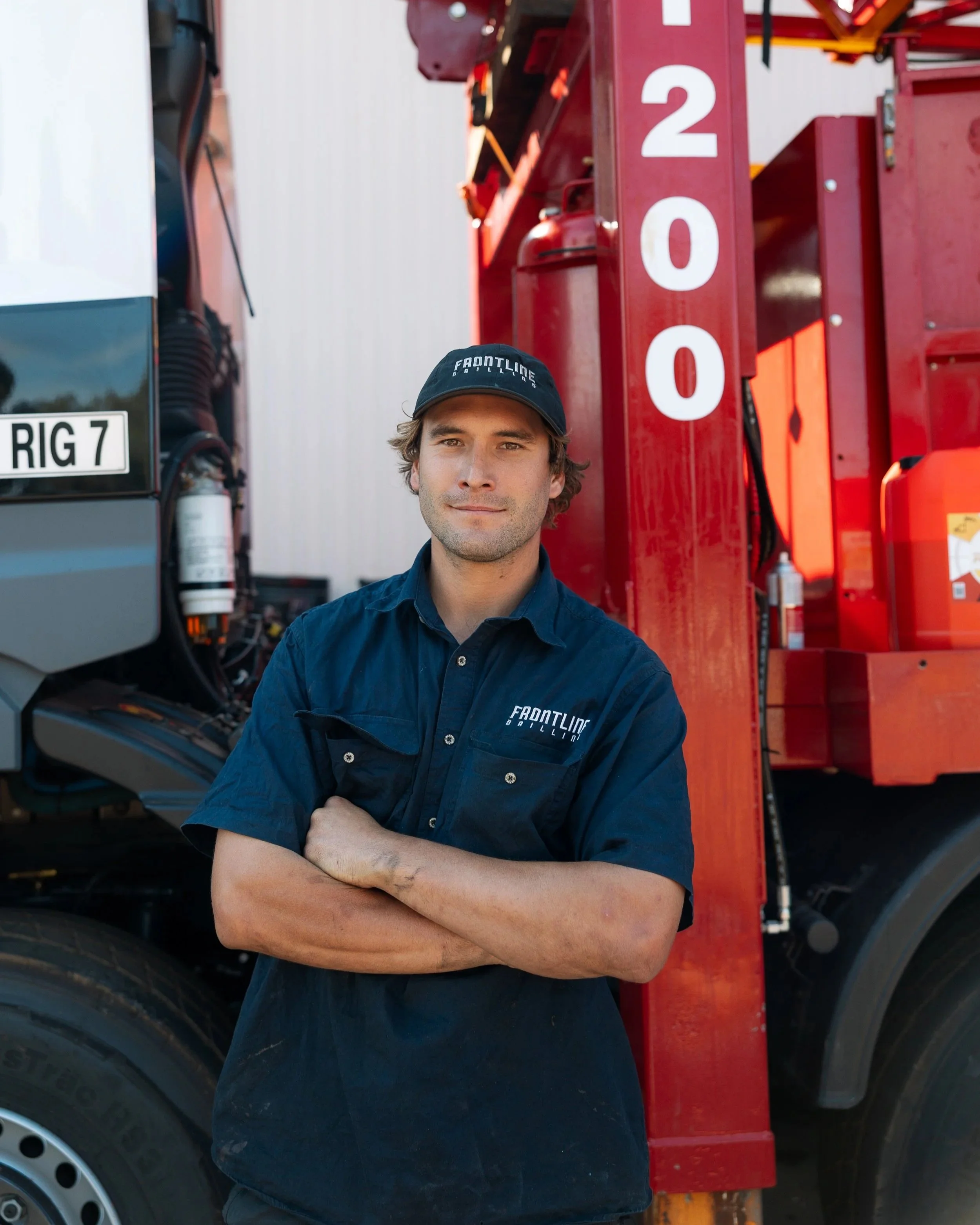 Jake McKay, Maintenance Manager at Frontline Drilling, Western Australia. RC and Diamond Drilling Services.