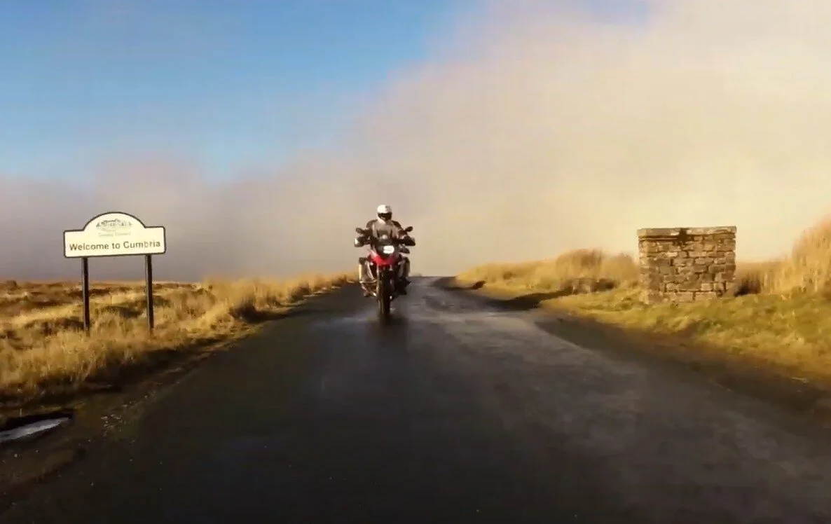 Freezing fog/low cloud was not pleasant