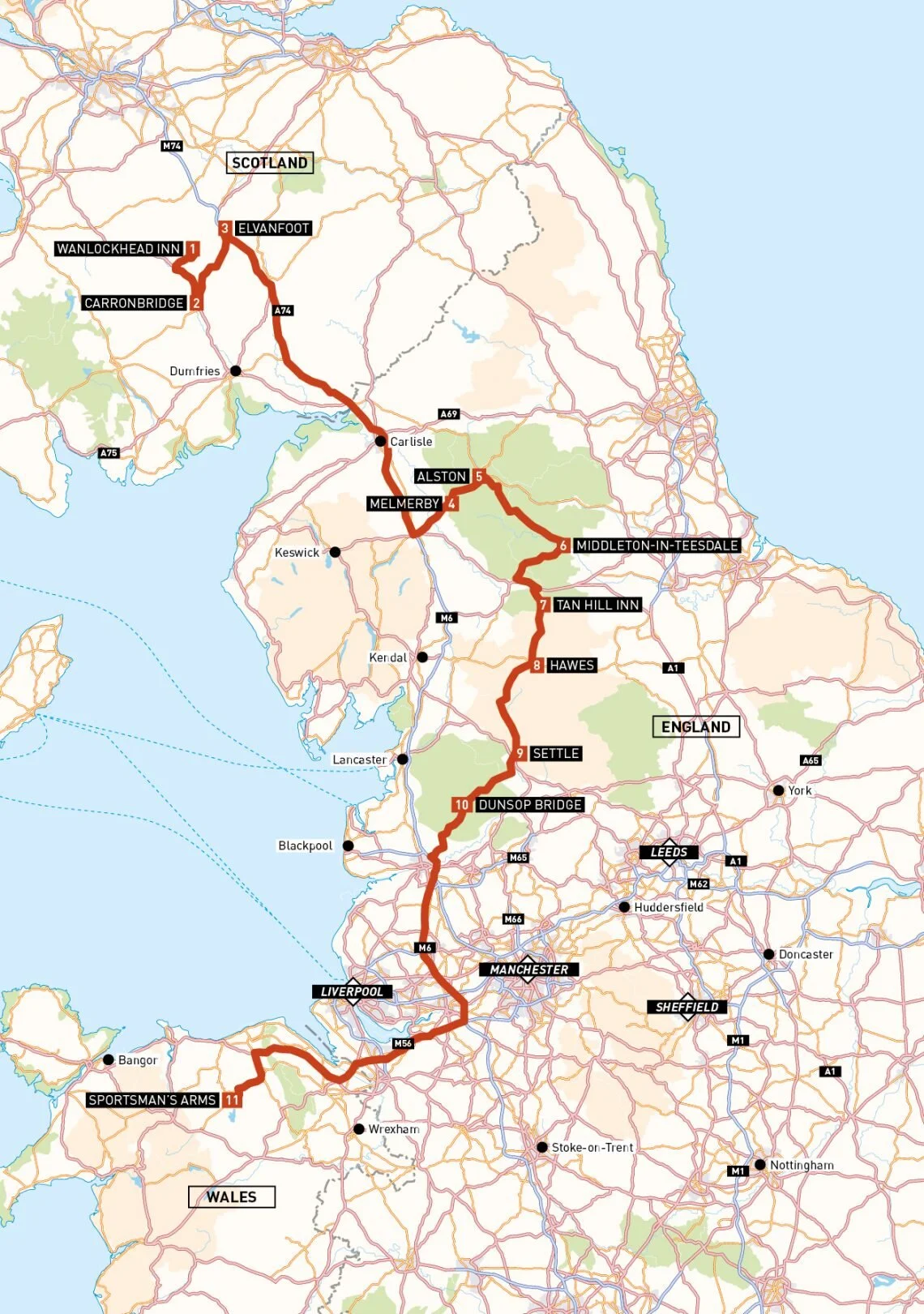 The Three Pubs Challenge