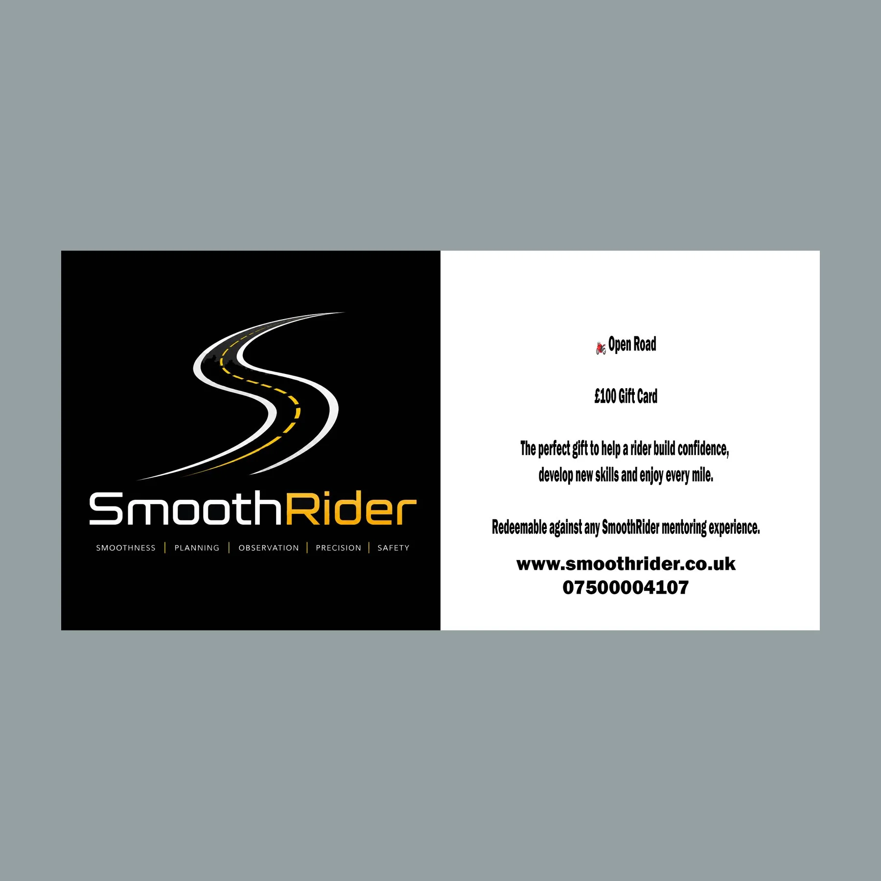 🏍️ Open Road – £100