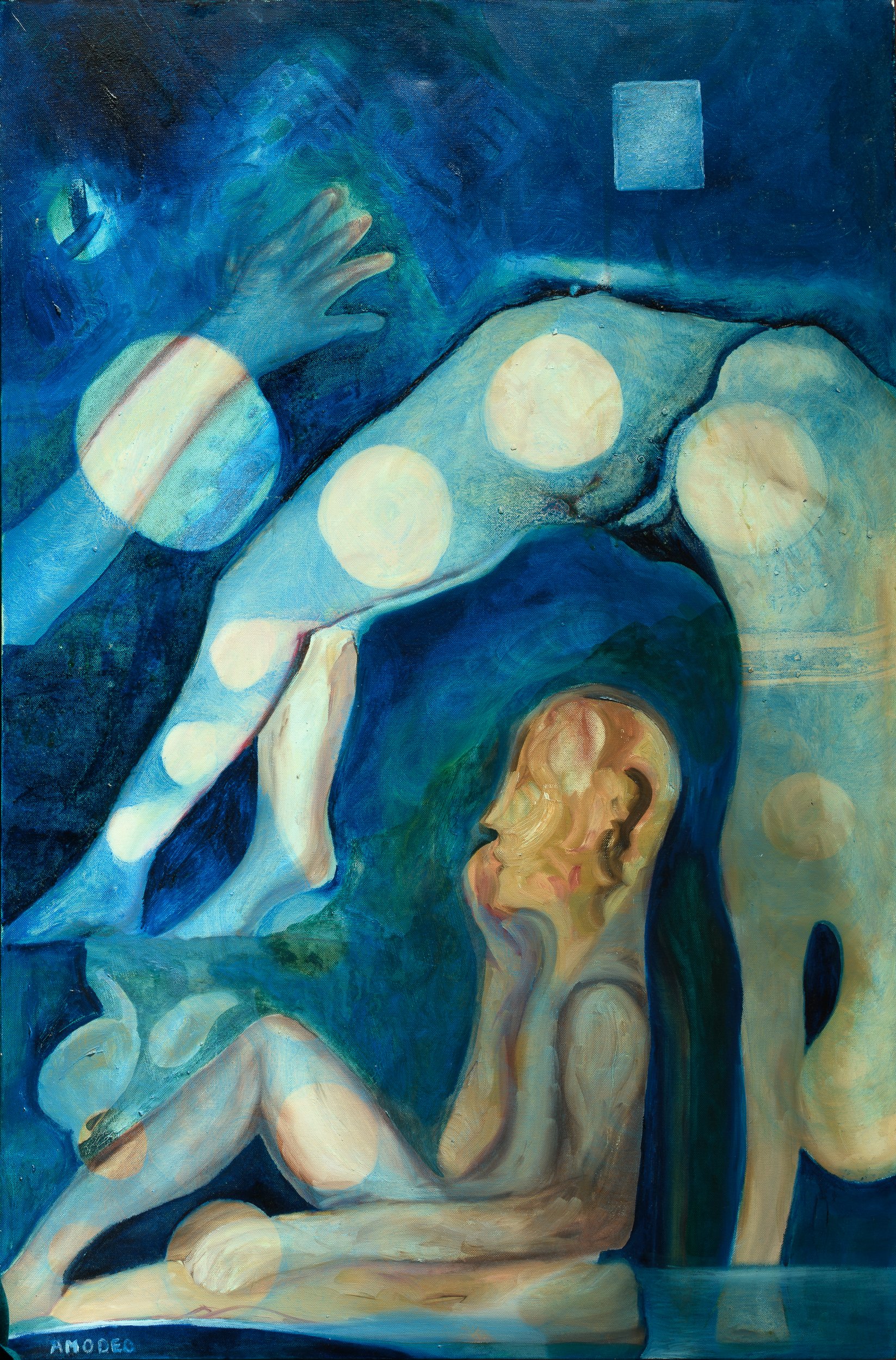  Circolare euforia 
olio su tela, 120 x 80 cm, 2010

