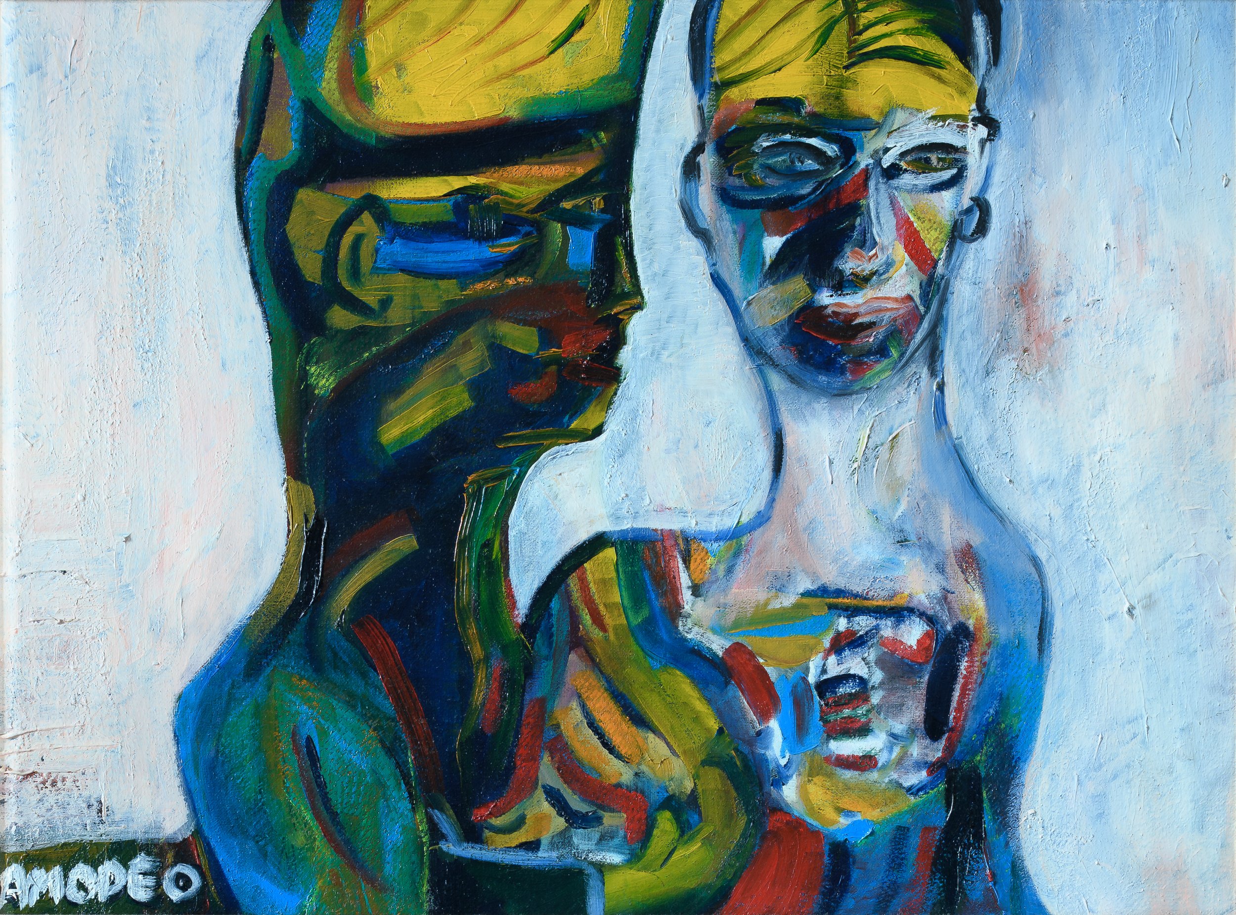  La sete reciproca 
olio su tela, 30 x 40 cm, 2010
