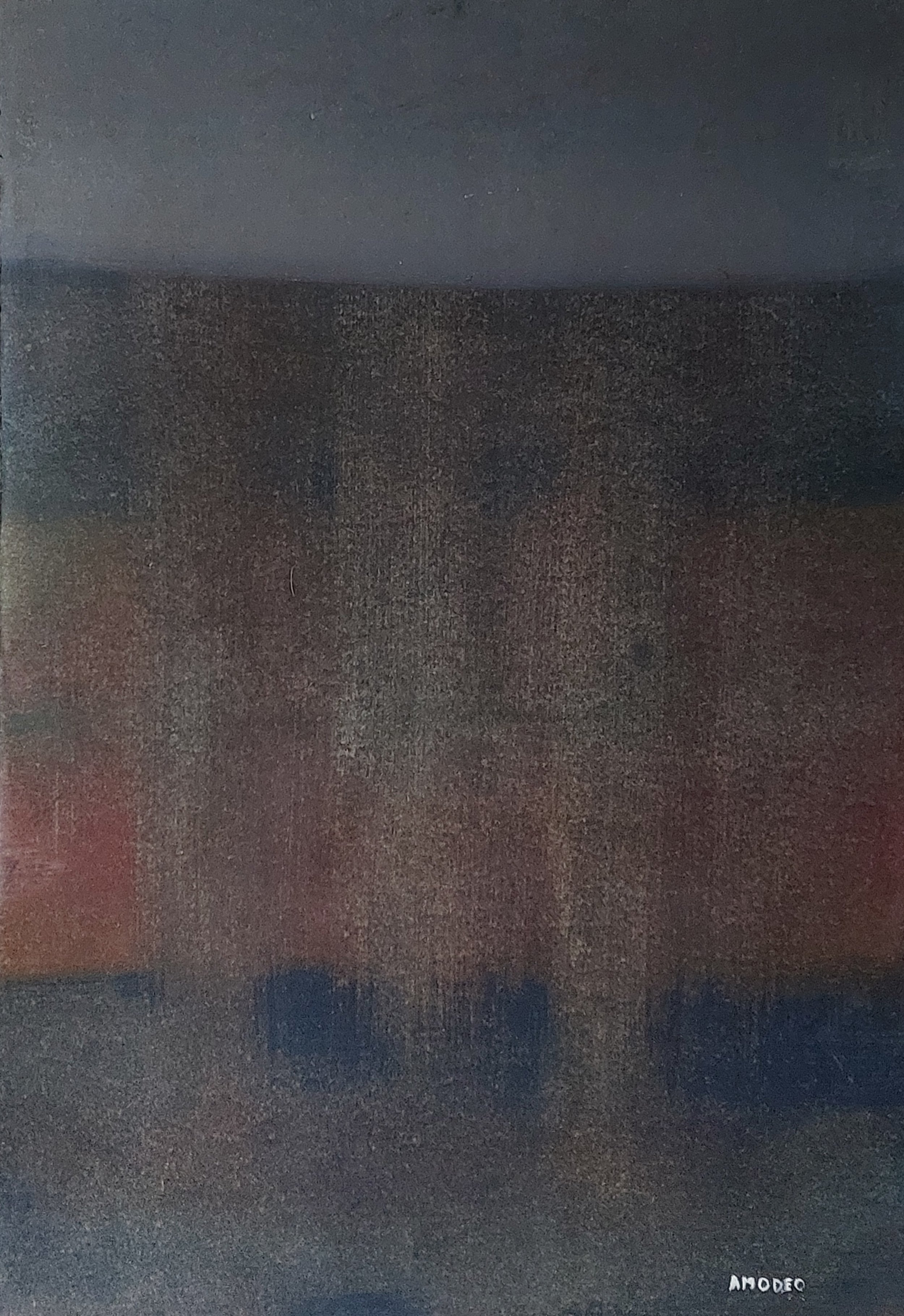  Passaggi 
olio su cartoncino e tavola, 48 x 33 cm, 
2022 