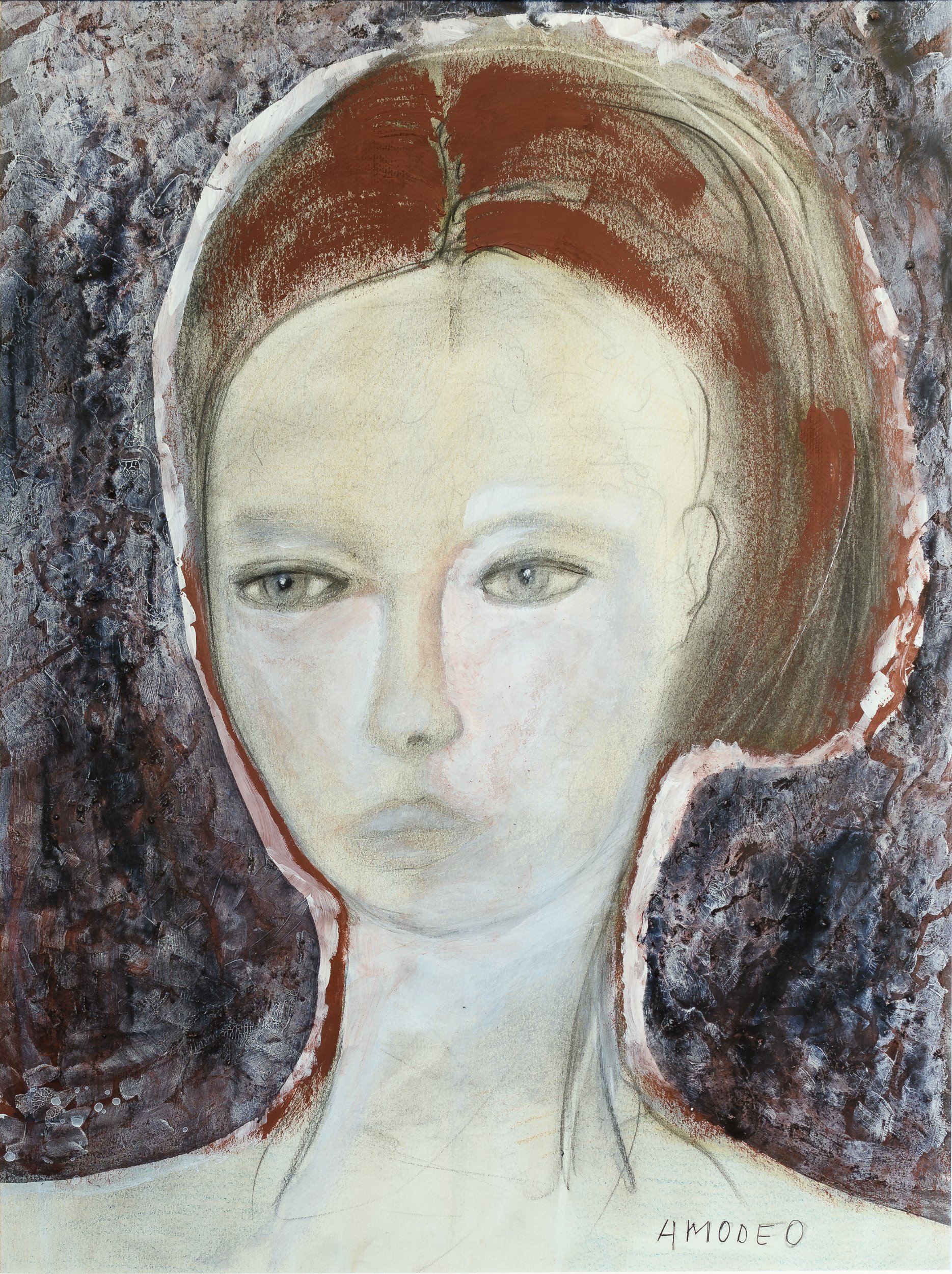  La rivoluzione 
olio su carta e tavola, 42 x 30 cm, 2018
