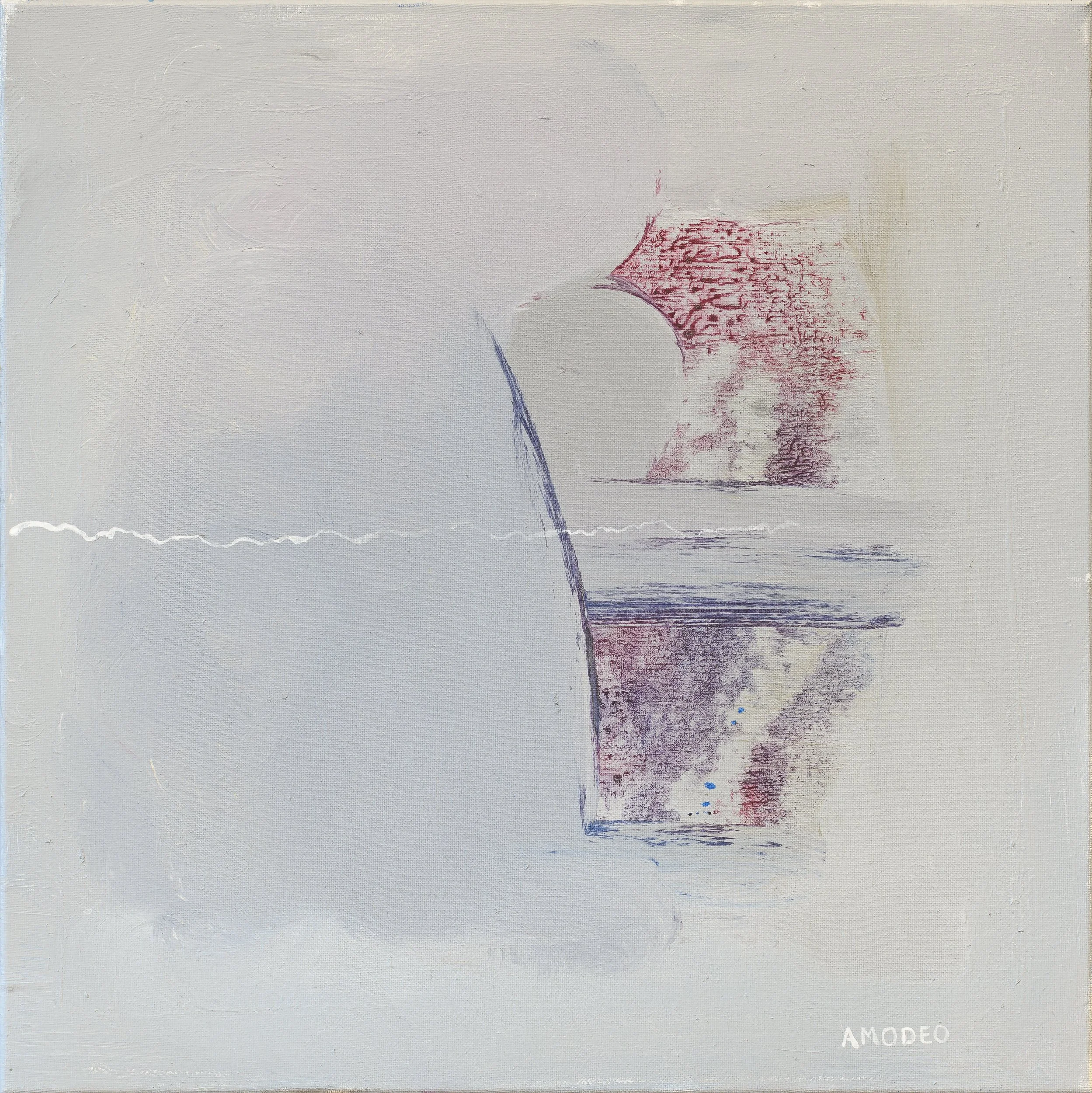  Una linea fino in fondo 
olio su tela, 50 x 50 cm, 2023

