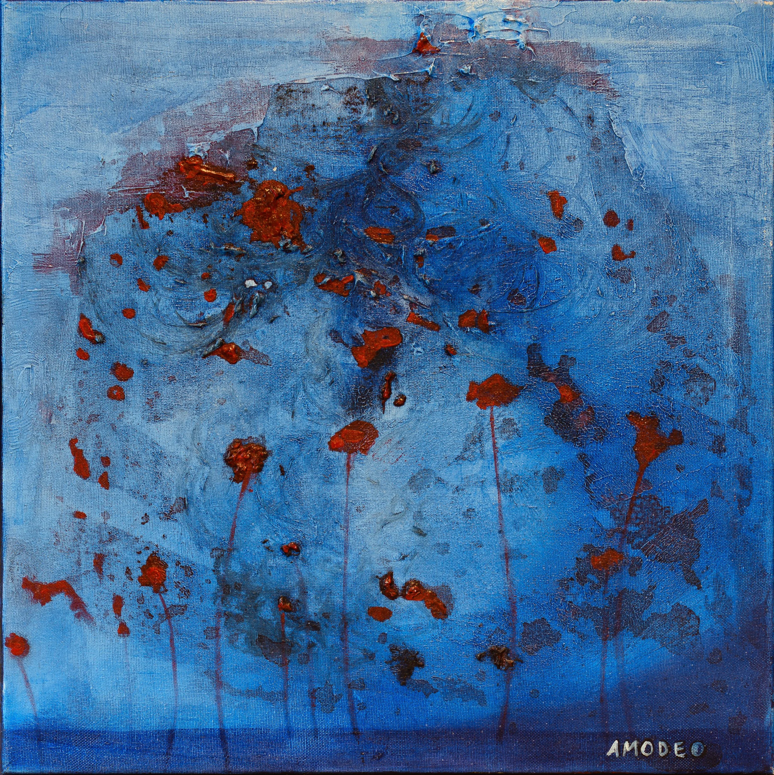  Uni Verso in rotazione 
olio su tela, 50 x 50 cm, 2022
