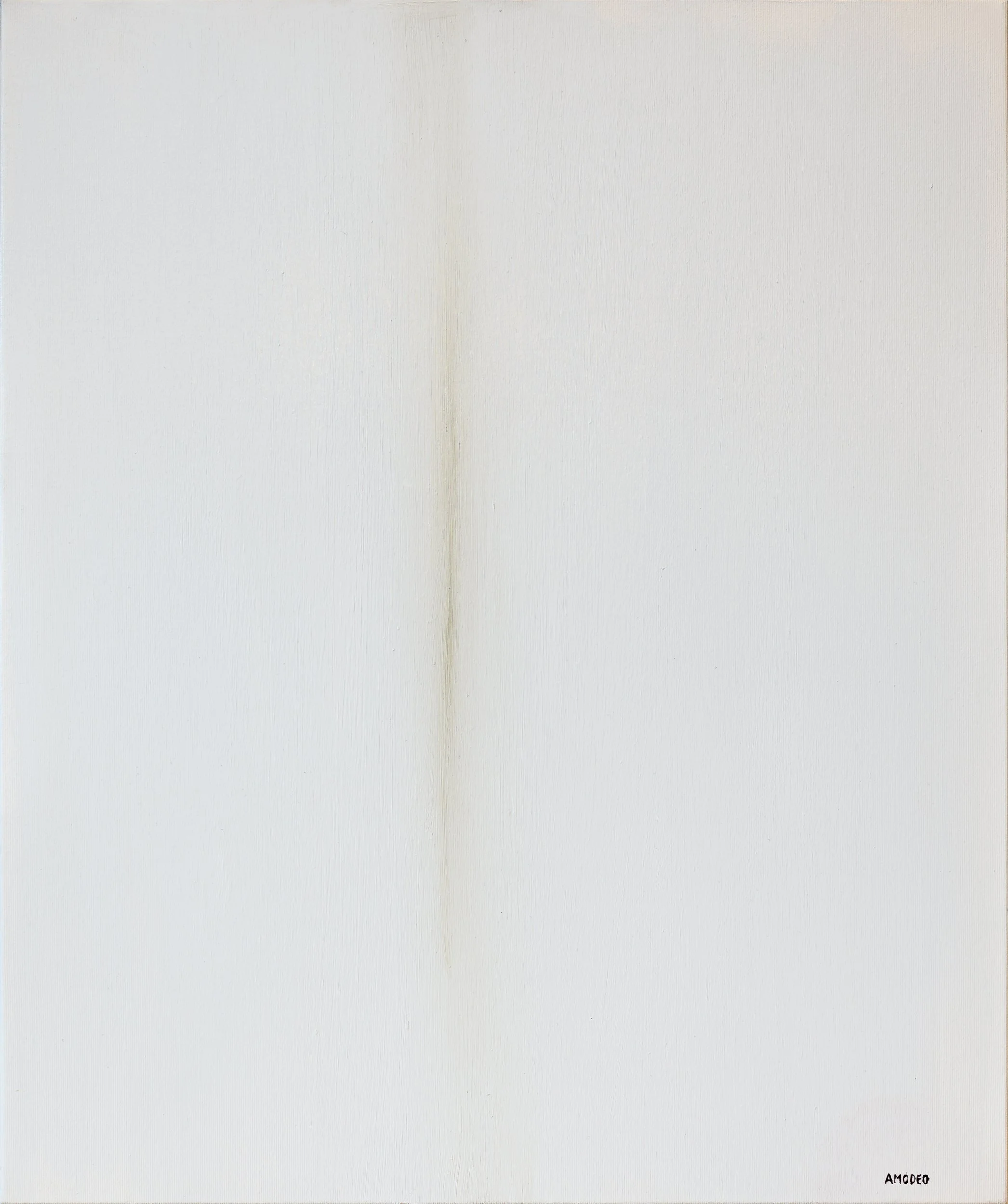  Bianco Intangibile  
olio su tela. 60 x 50 cm, 2023
