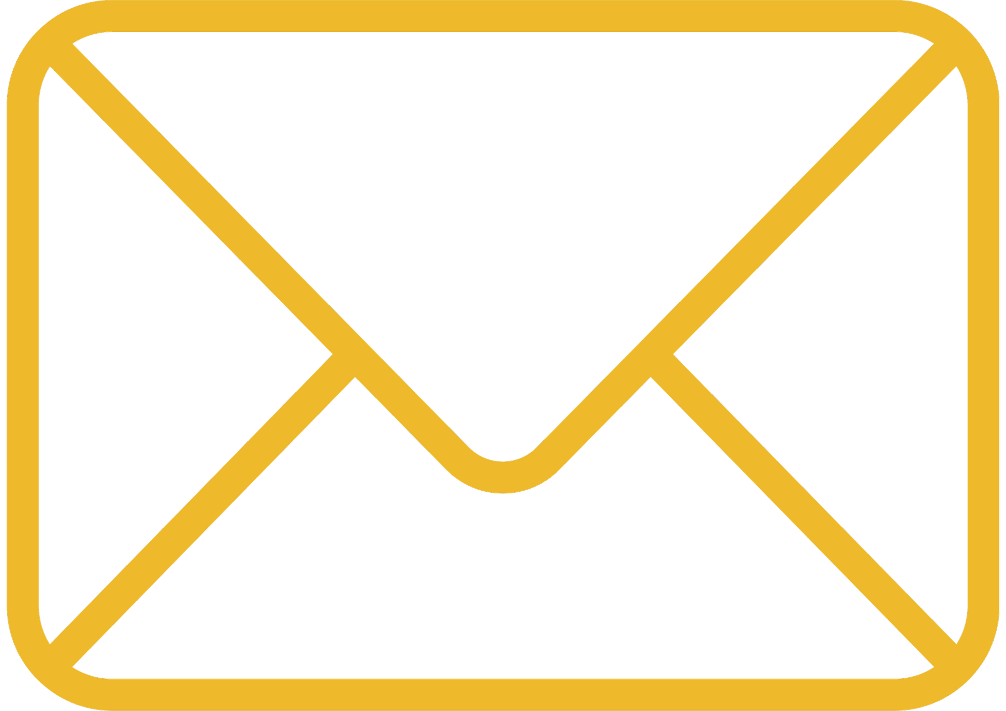 Icon of a yellow envelope, symbolizing email or mailing.