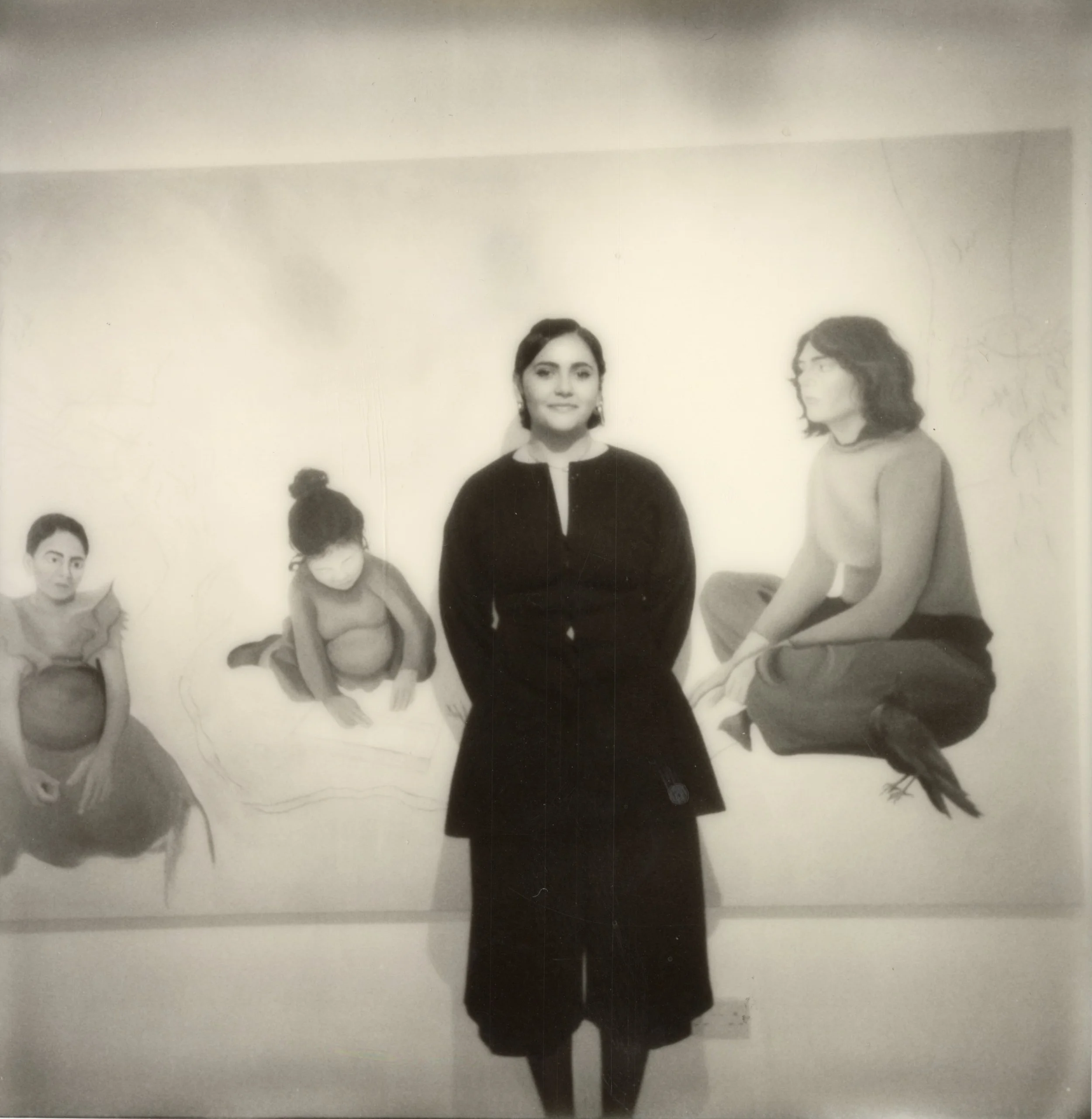 Egyptian Painter Amina Yahia, Represented by Hunna Art, work revolves around social commentary and resisting outdated values present in Arab society.