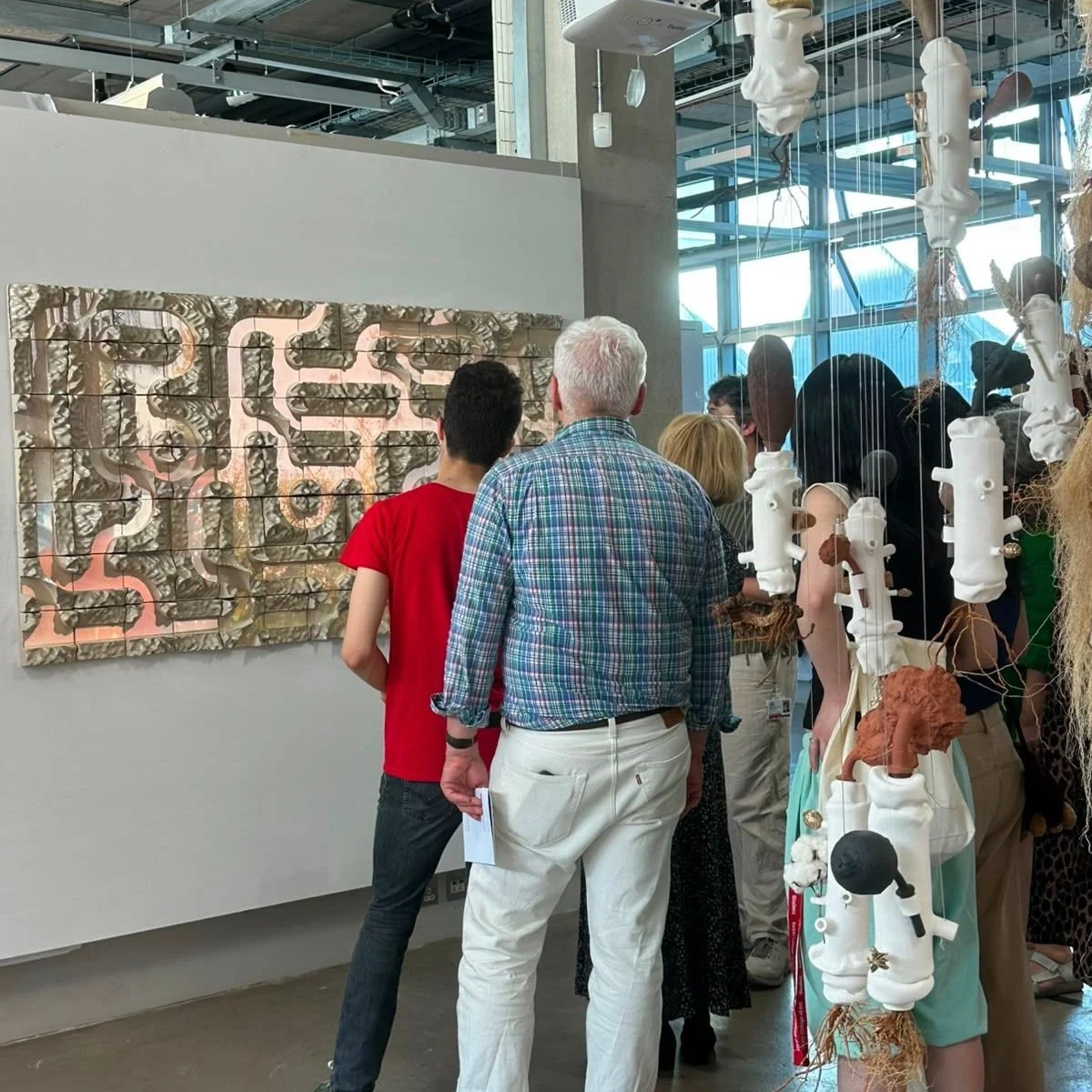 It&rsquo;s been great to see the reception and hear all of the kind words towards my work over the last three days! I truly appreciate everyone that&rsquo;s come by to see it and listen to me ramble :) 

Today is the last day of the RCA show, please 