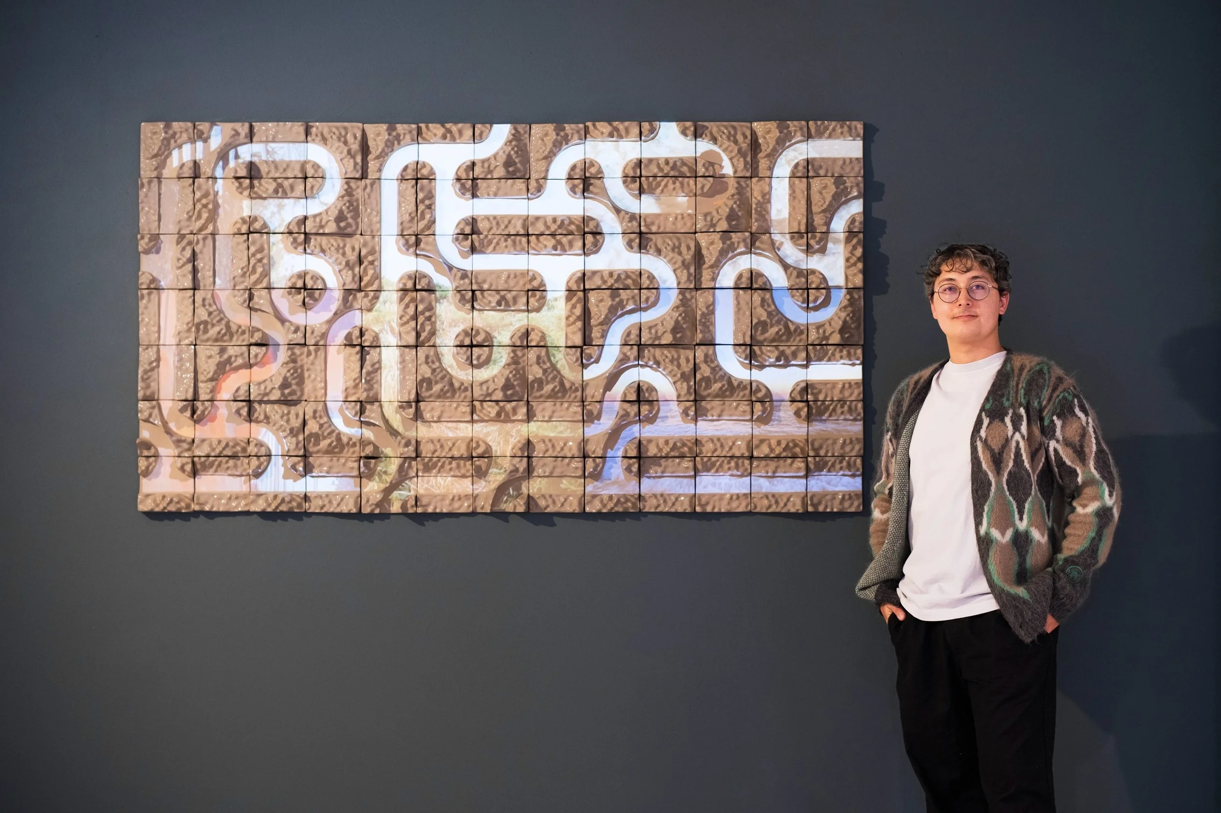 TWO DAYS left to see &lsquo;AFTER SCHOOL&rsquo; @gallery_fumi! I&rsquo;m showing &lsquo;Home Movies&rsquo; and &lsquo;Half Dome&rsquo; alongside other ceramics, textiles, and furniture by @royalcollegeofart alums

images courtesy of @vivaannsfilm and