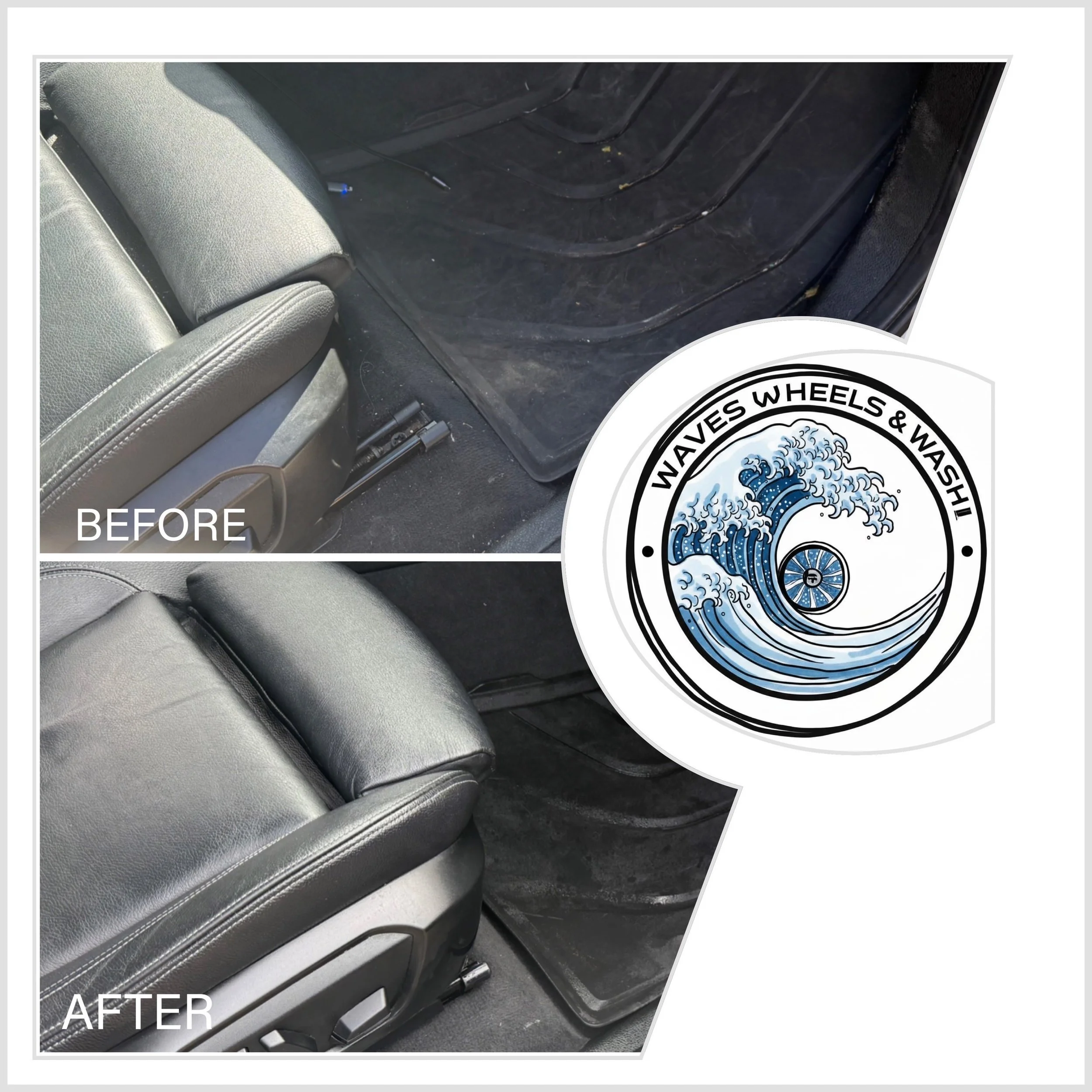 ANOTHER DEEP CLEANING FOR THIS CUSTOMER
✔️leather conditioner 
✔️ vacuum 
✔️ car wash 

Book your car spa with us! 

DM 👉👉 &nbsp;(236)&nbsp;881-7839 ( text ) 

#wavewheelandwashmobileservice #carspa #detailing #carwash #lowermainland