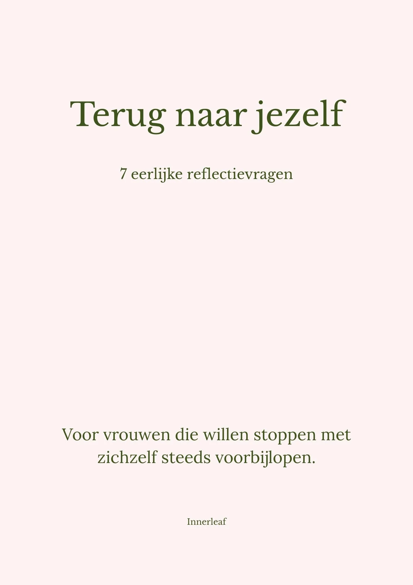 7 vragen om weer dichter bij jezelf te komen
