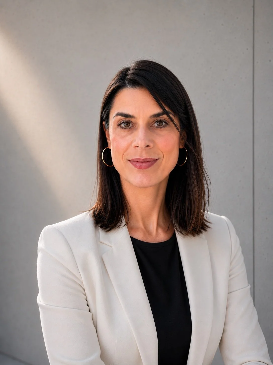 Porträt von Monika Tschudi, Gründerin von Human Strategy Practice, mit Hintergrund in Strategie, Finance und Psychologie.