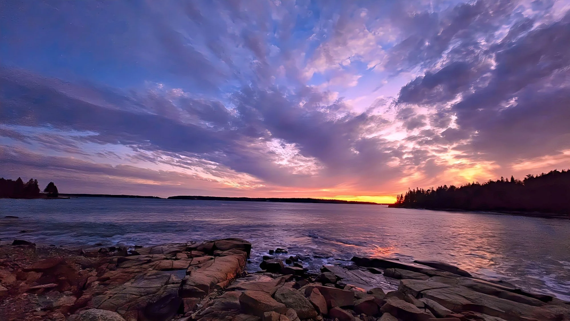 Bracy Cove at the Edge of Evening