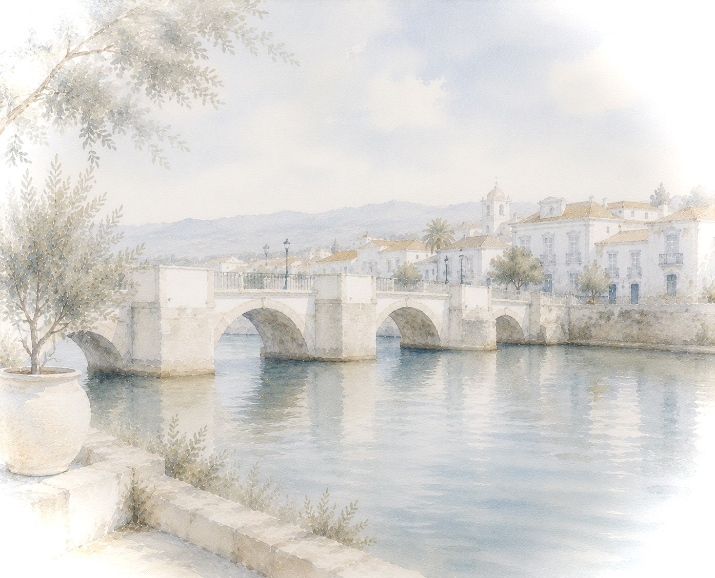 Waterside view inspired by Tavira