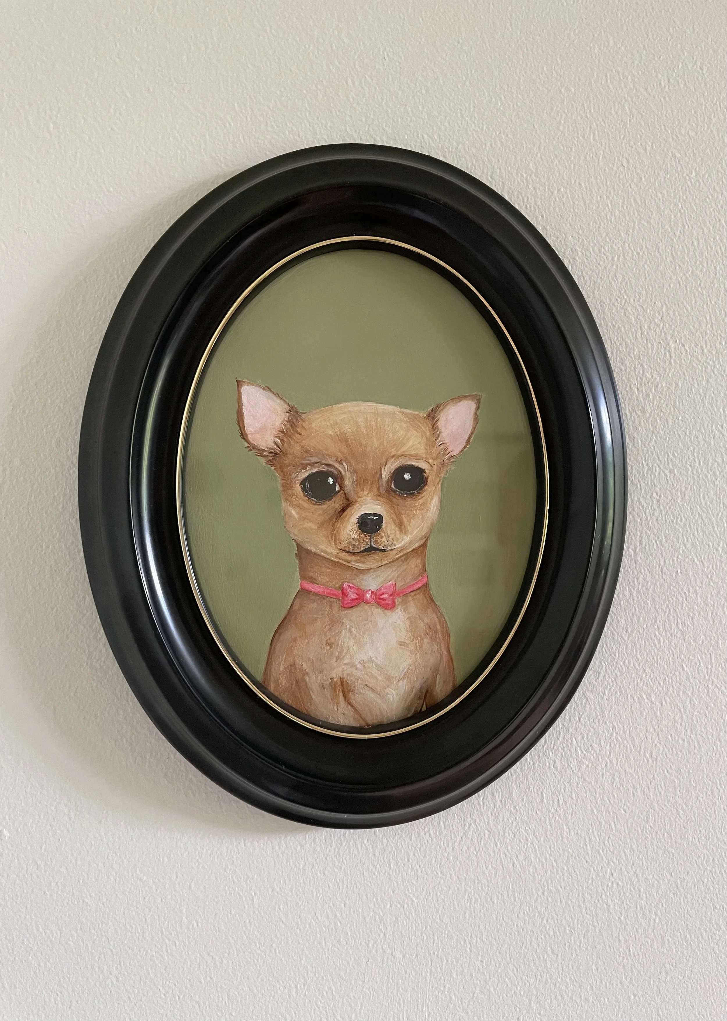 Chihuahua - 20 x 16 cm including the frame