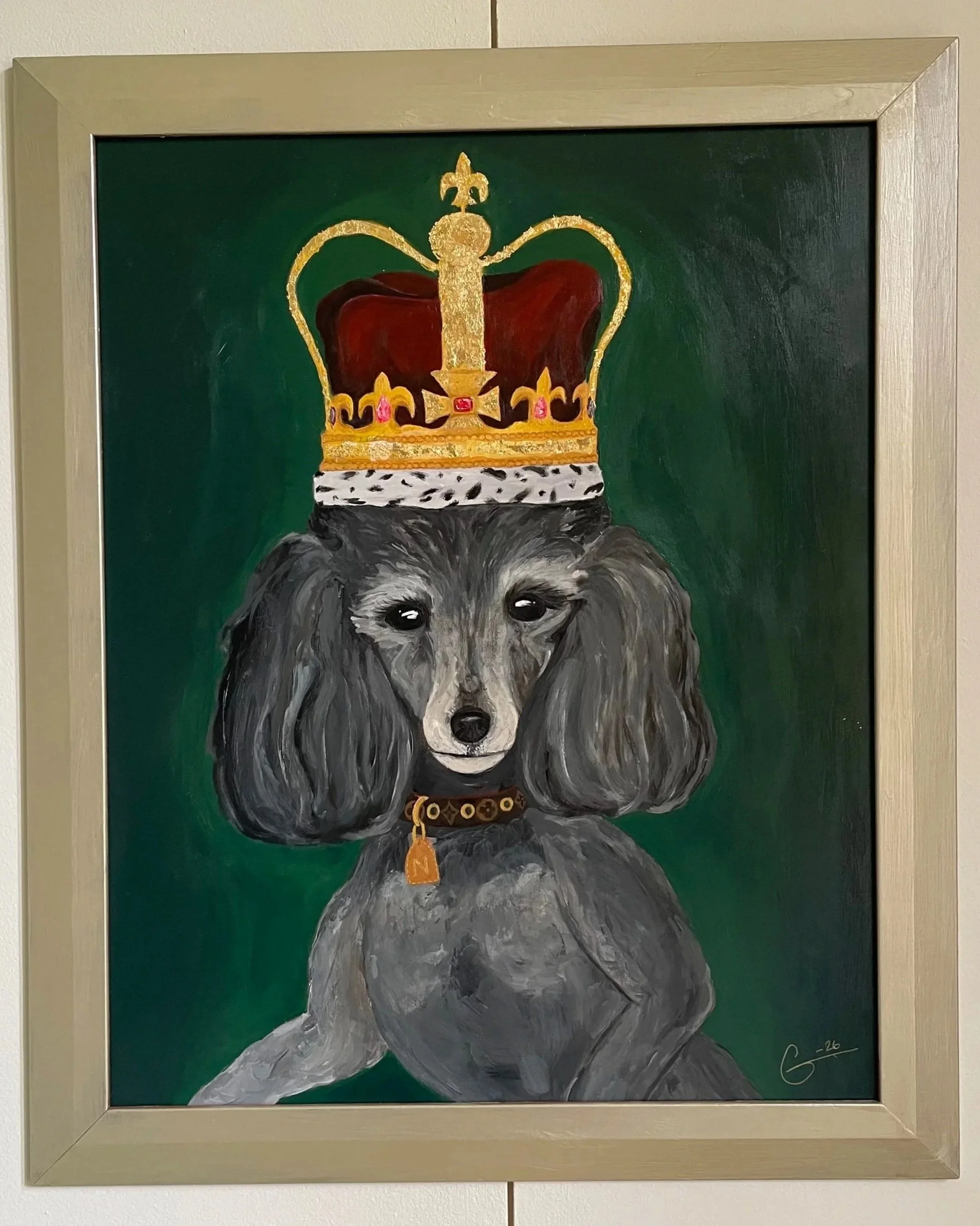      Her Majesty - 58 x 48 cm including the frame