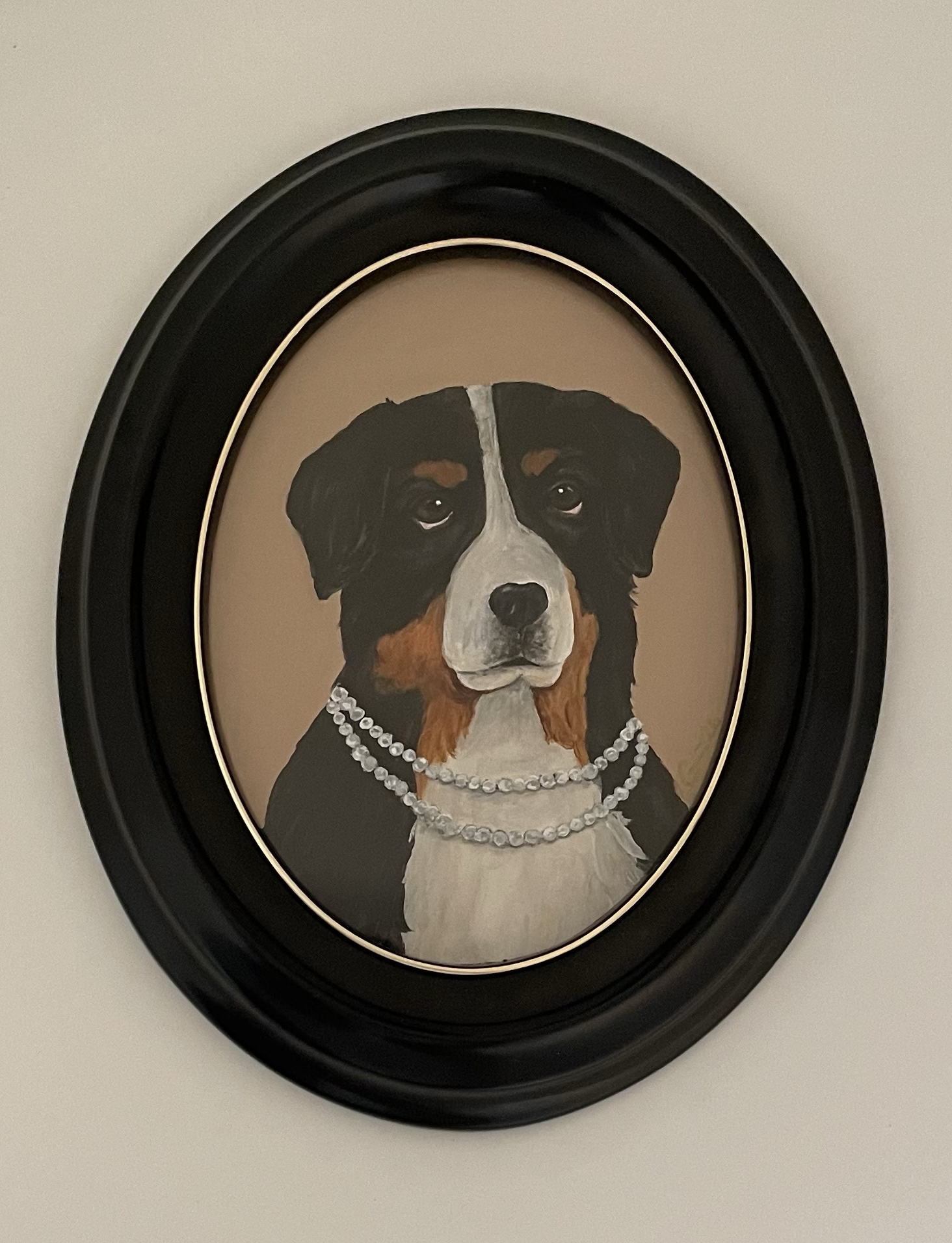 Bernese - 20 x 16 cm including the frame
