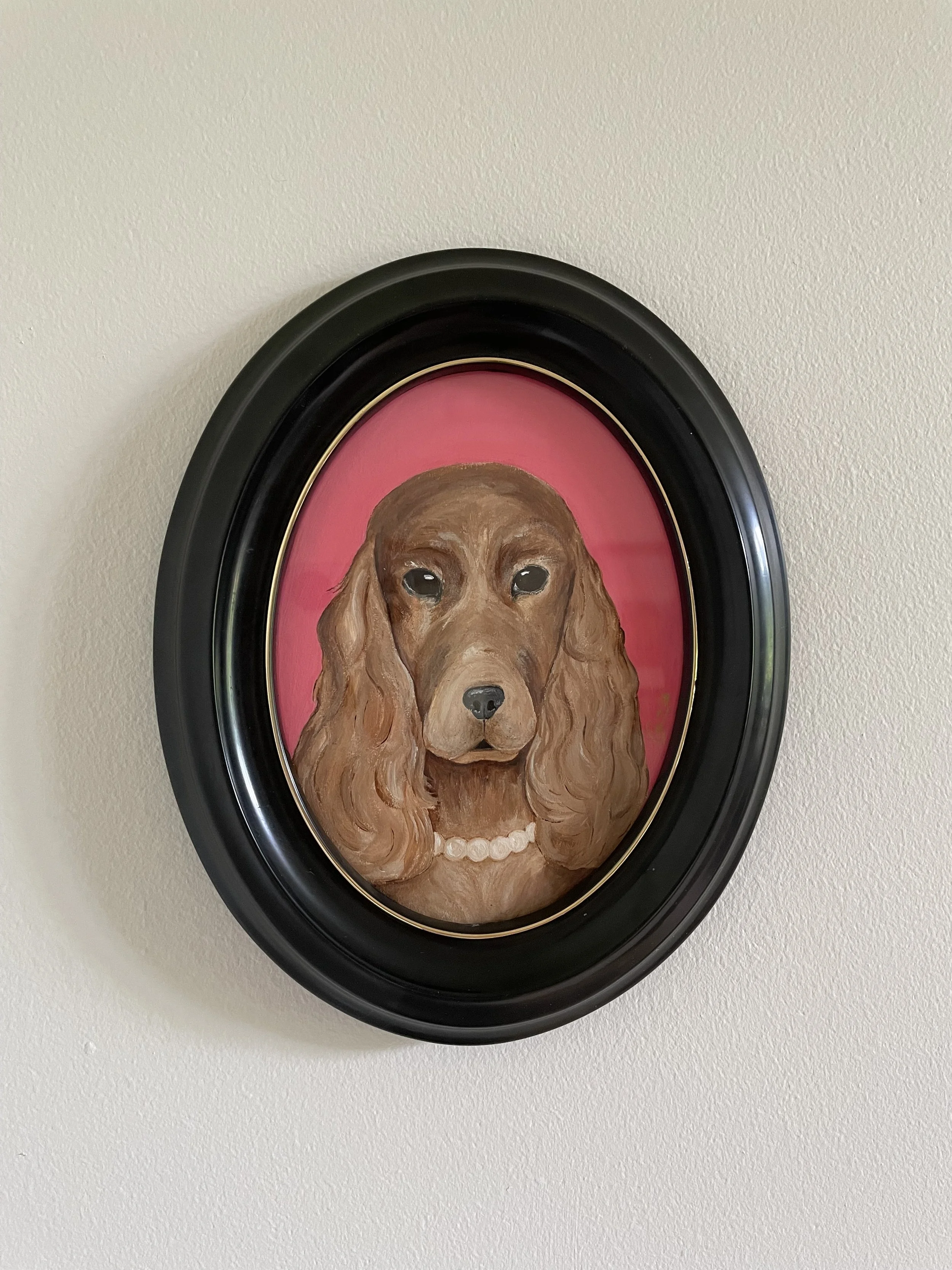 Cocker Spaniel - 20 x 16 cm including the frame