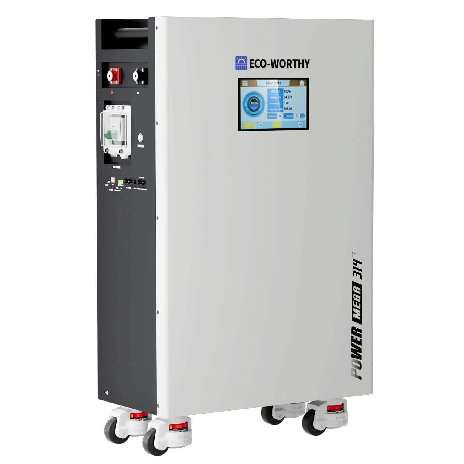 Eco-Worthy PowerMega 314 51.2V 314AH Lithium Battery 16kWh Active Balance