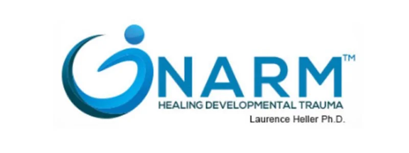 Logo mit dem Text 'ONARM Heilung Entwicklungs Trauma' und dem Namen Laurence Heller Ph.D.