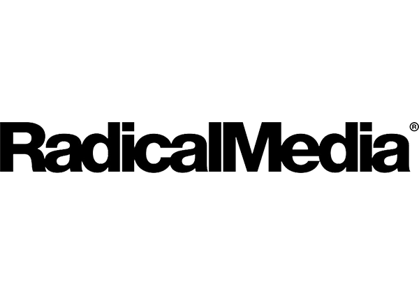 Das Logo von Radiocal Media, bestehend aus schwarzem Text auf weißem Hintergrund.