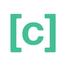 Ein grünes Chemie-Symbol für Chlorion auf schwarzem Hintergrund.