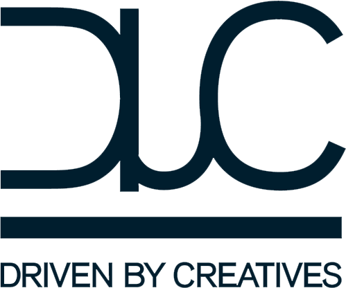 Logo mit den Buchstaben DUC und dem Slogan 'Driven by Creatives' darunter.