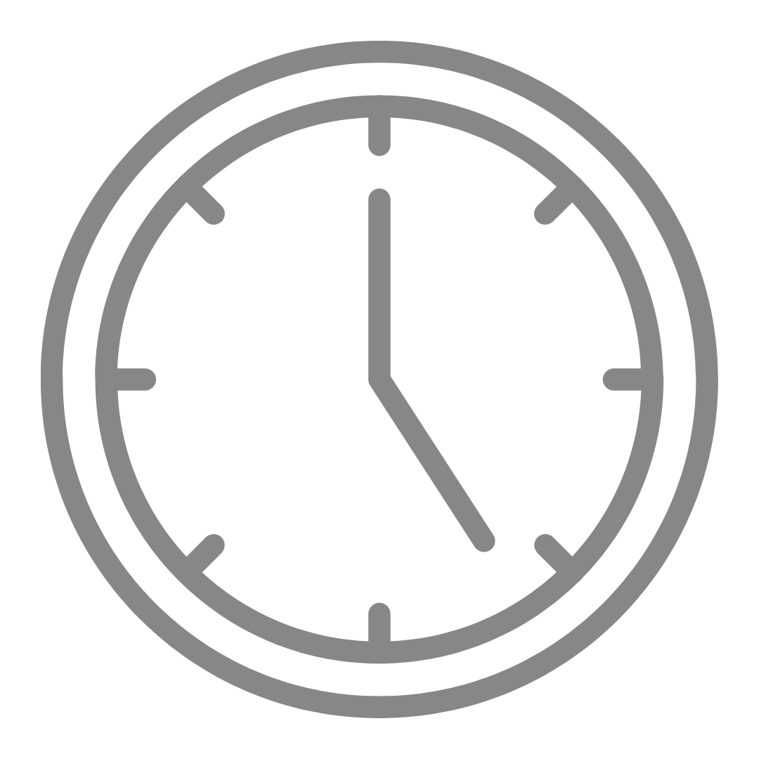 A clock showing the time as 12:25.