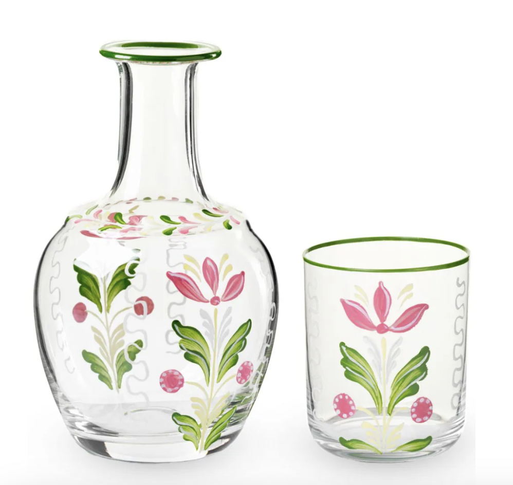 Murano Glass Bedside Table
