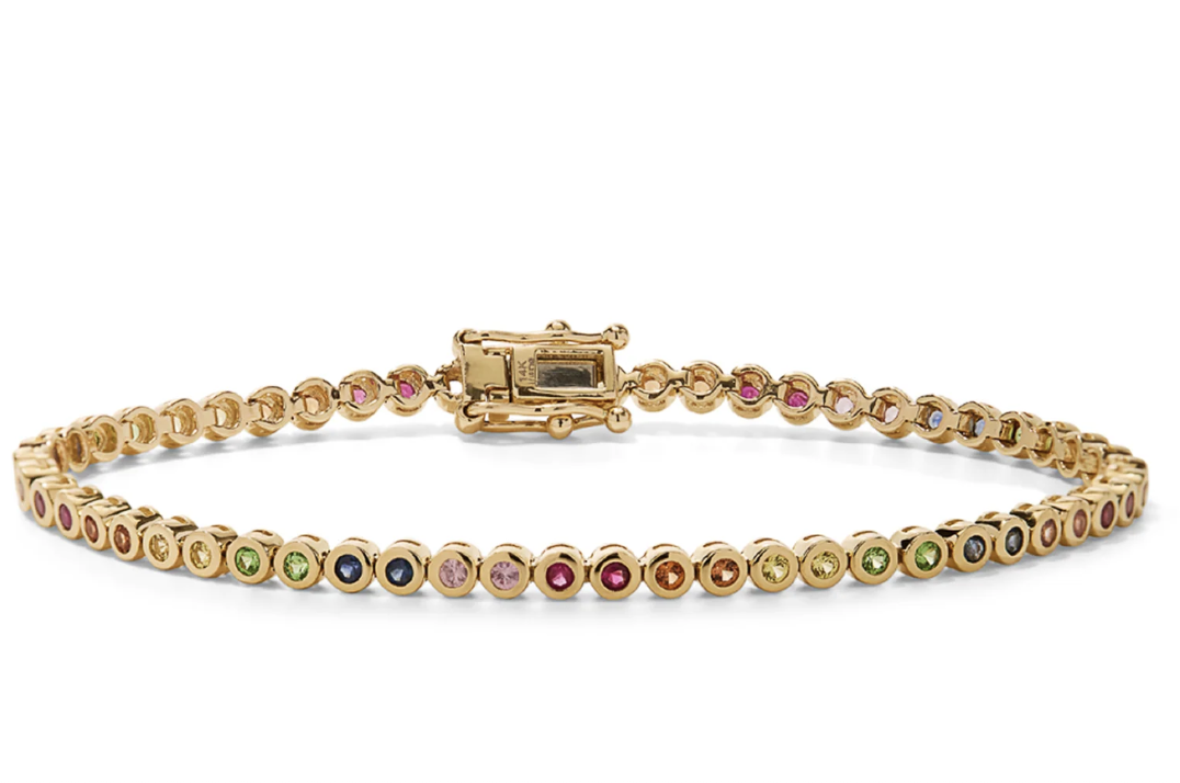 Gold Sapphire Braclet