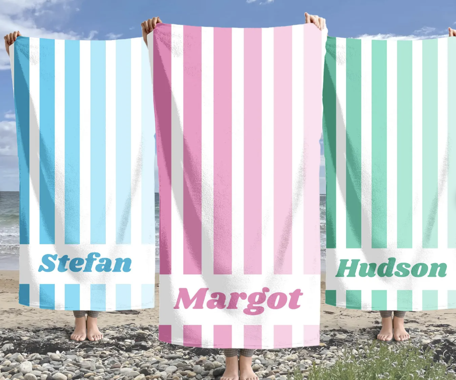 Personalized Beach Towels