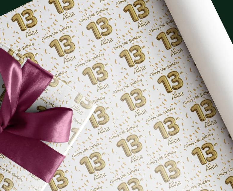 Personalized Wrapping Paper